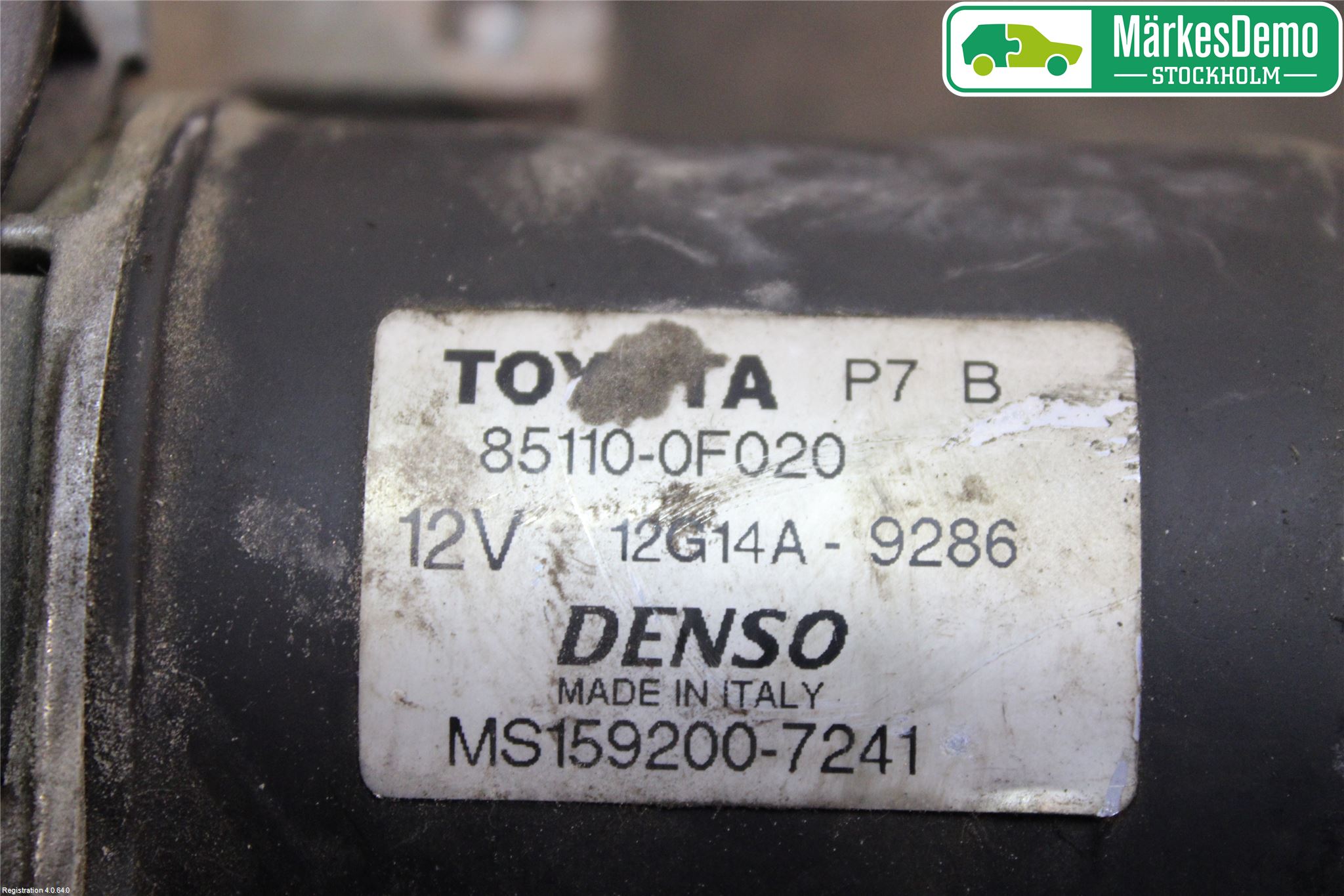 Toyota COROLLA VERSO 04-07 Viskermotor Frontrute