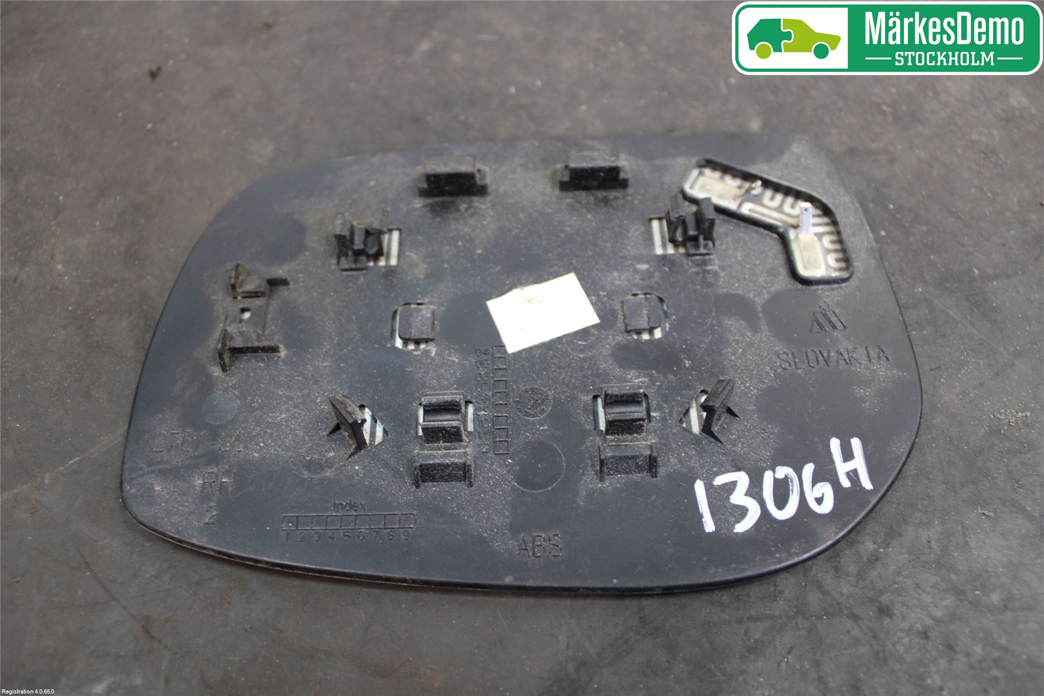 Toyota YARIS XP90 06-11 Speil Glass H
