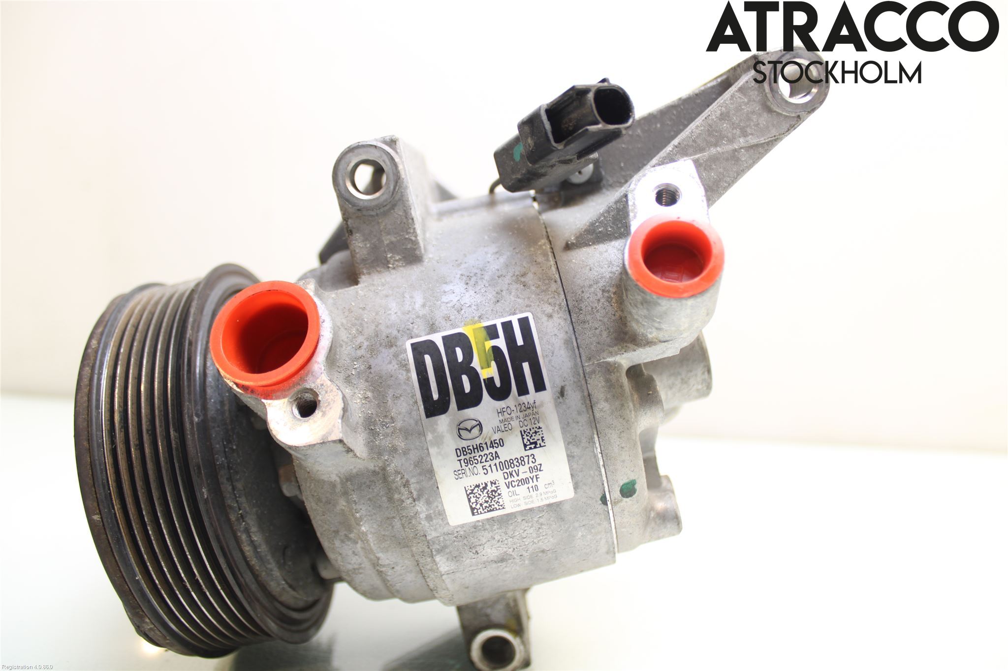 Mazda 2 (DJ) 15-22 Varme Ac Kompressor