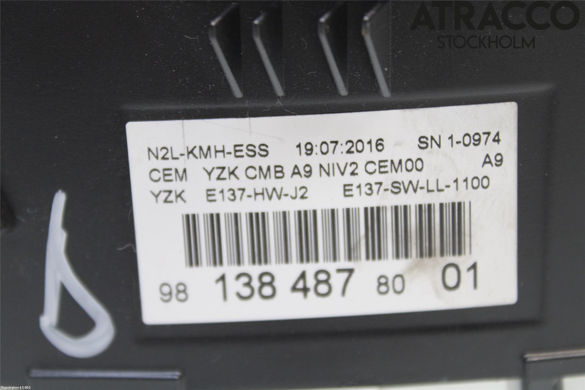 Peugeot PEUGOT 208 16-19 Instr Kombinert
