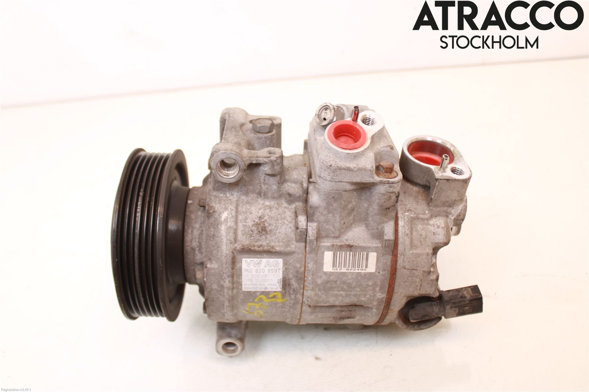 Volkswagen VW GOLF VI 09-13 Varme Ac Kompressor