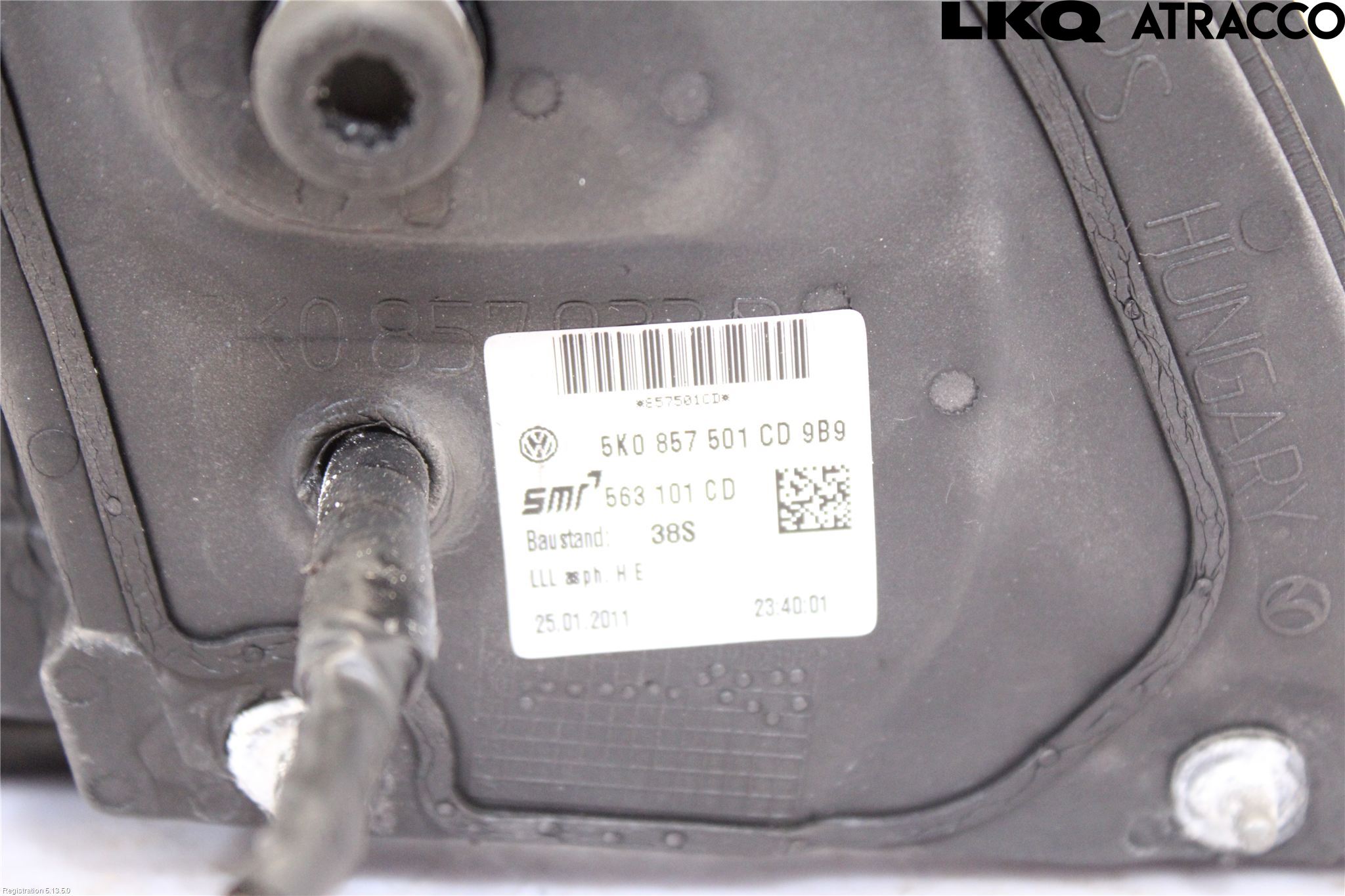 Volkswagen VW GOLF VI 09-13 Speil V M-El Justering