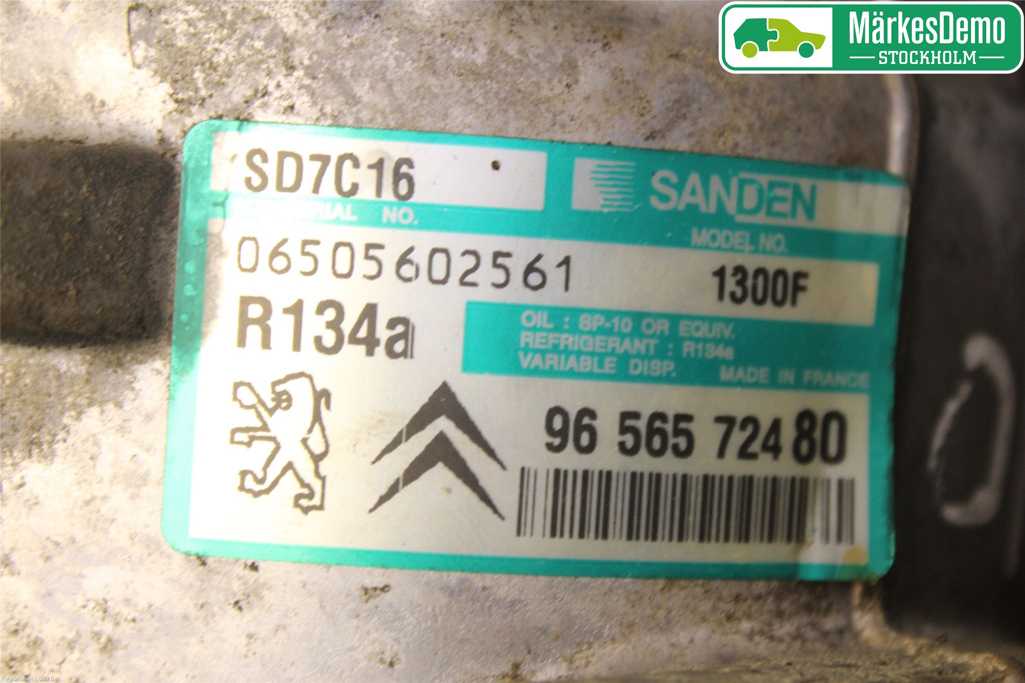 Peugeot 407 Varme Ac Kompressor