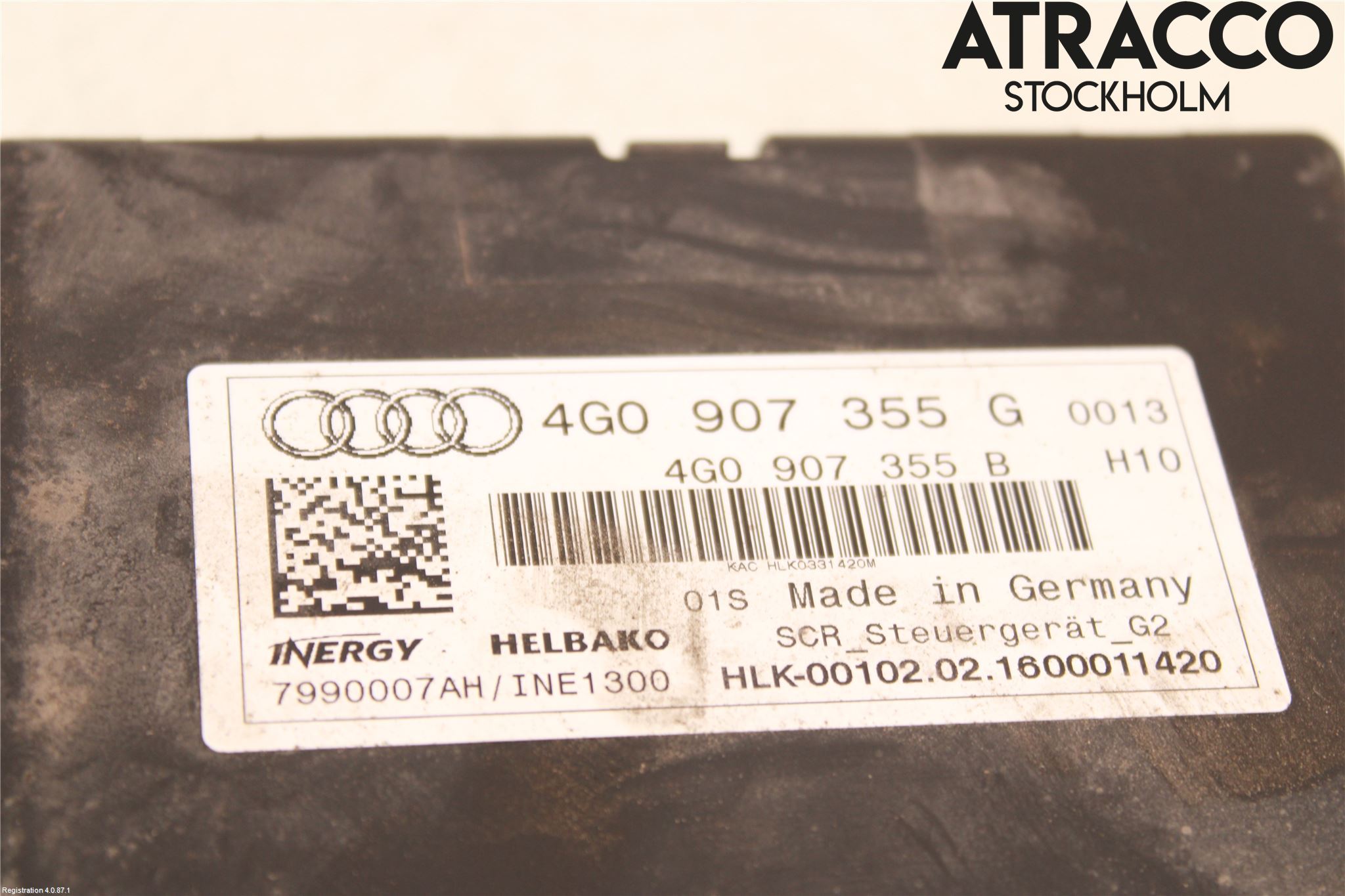 Audi A5 07-16 Styreenhet Eksosrensing