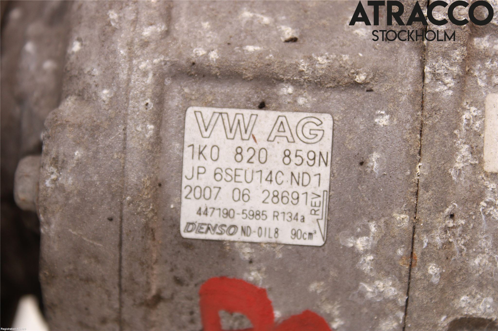 Volkswagen VW GOLF V 04-09 Varme Ac Kompressor