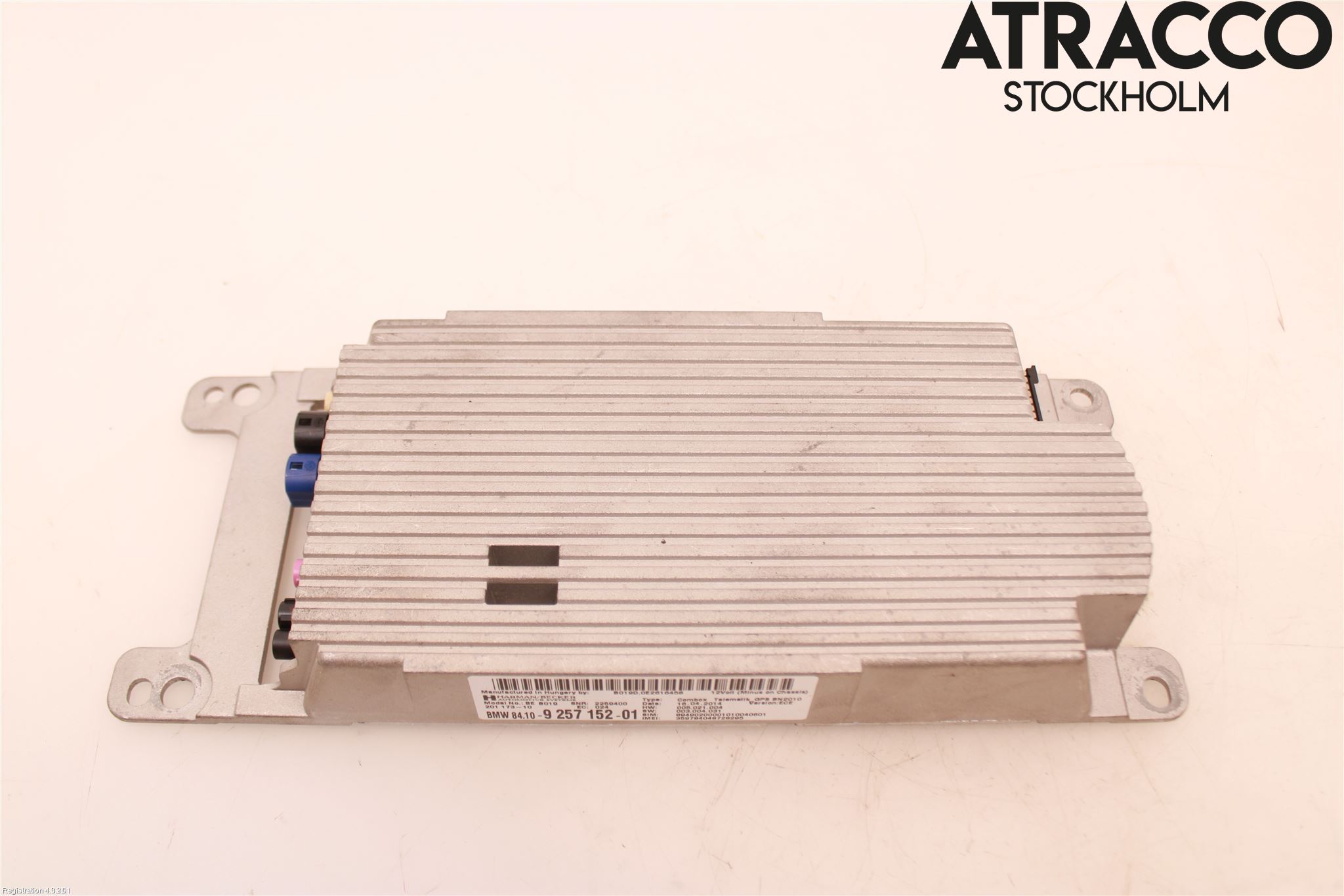 BMW 3 GT F34 13-19 Stereo Forsterker