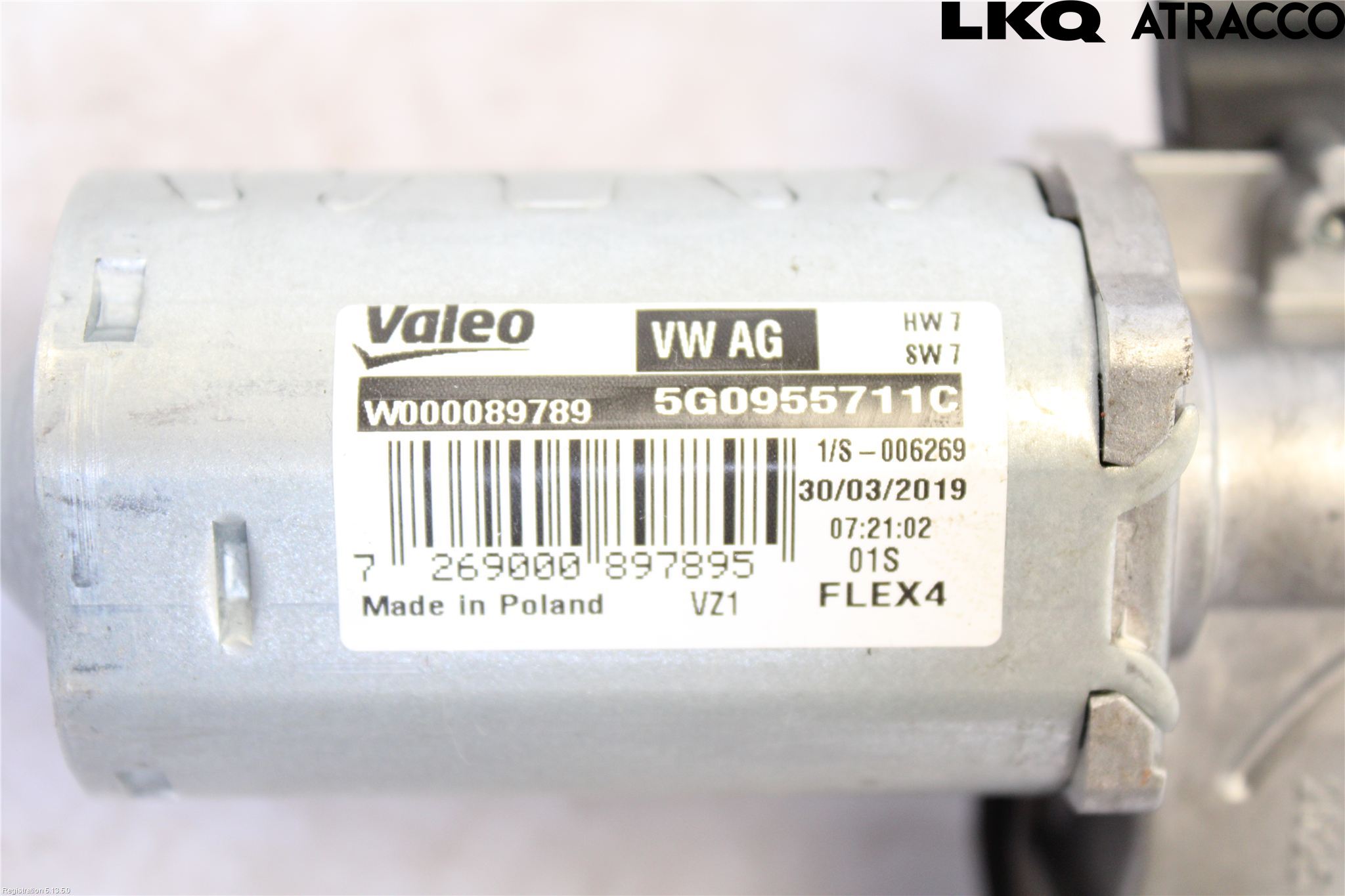 Volkswagen VW GOLF / E-GOLF VII 13-20 Viskermotor Bakluke