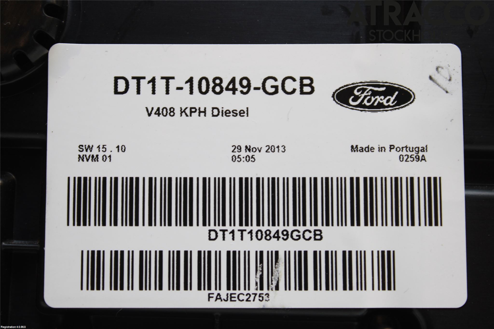 Ford TRANSIT/TOURNEO CONNECT 13-22 Instr Kombinert