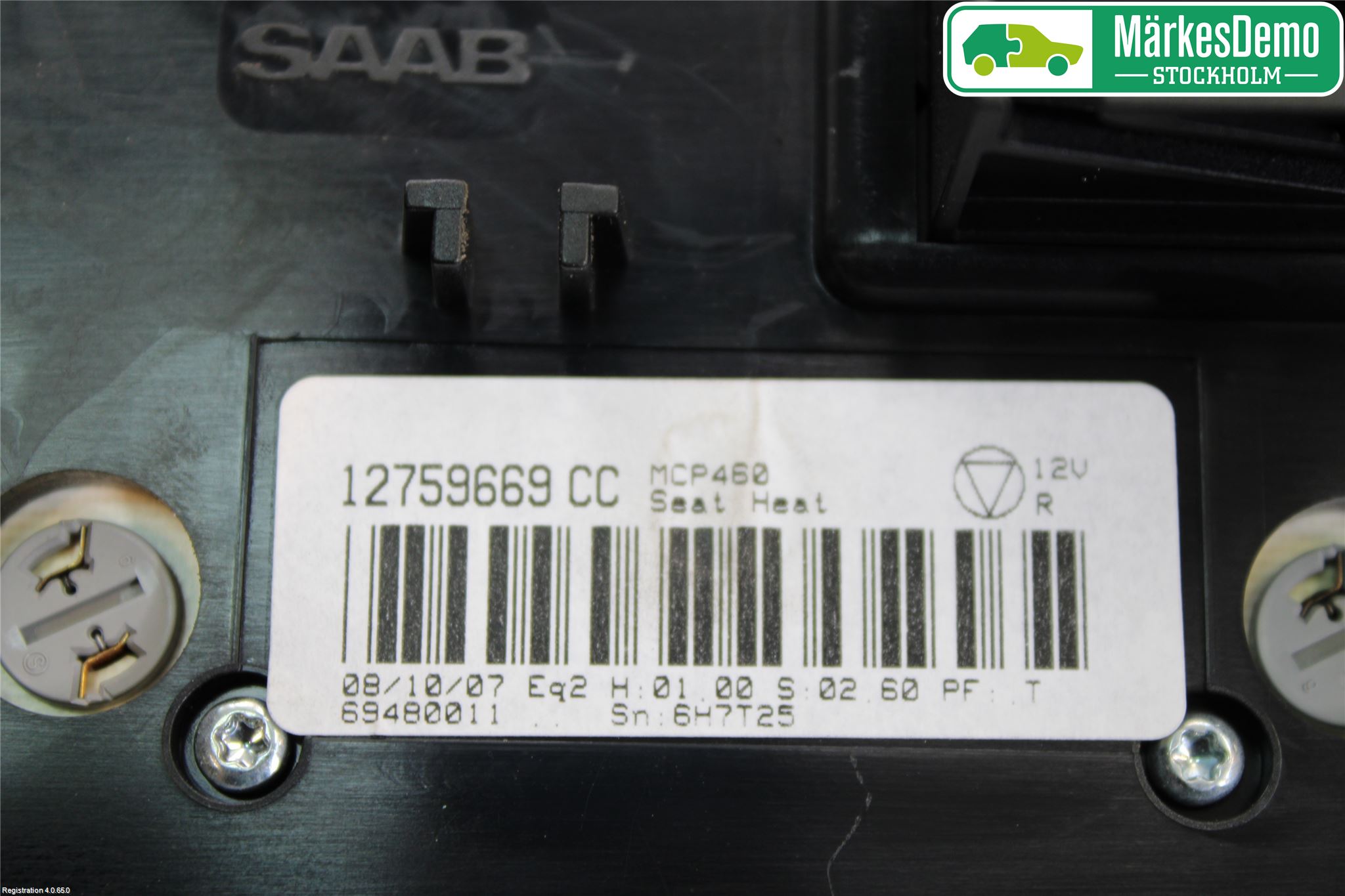 Cadillac BLS Varme Ac Betjening-Display