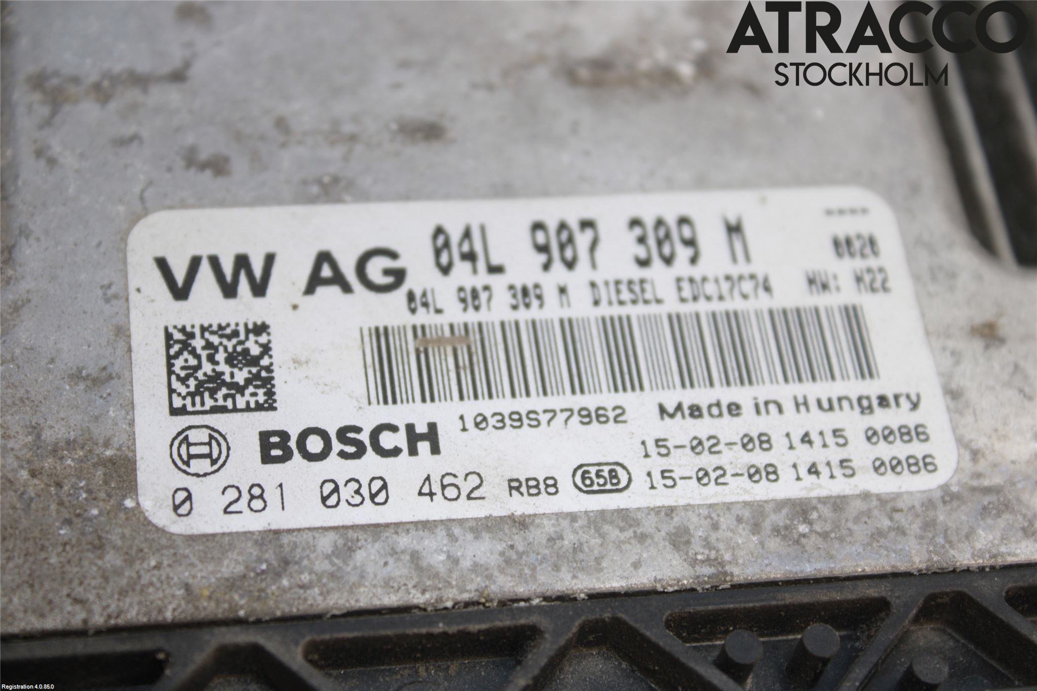 Volkswagen VW PASSAT 15-19 Styreenhet Dieselpumpe