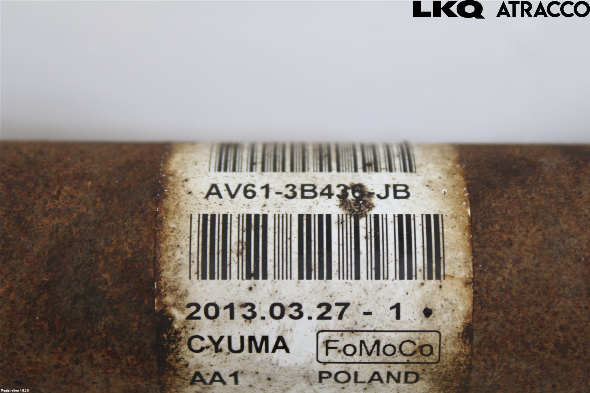 Ford FOCUS 11-14 Drivaksel Foran Kompl Høyre
