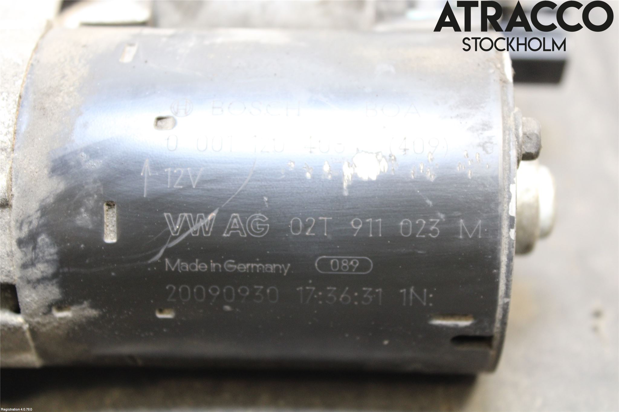 Volkswagen VW GOLF VI 09-13 Startmotor