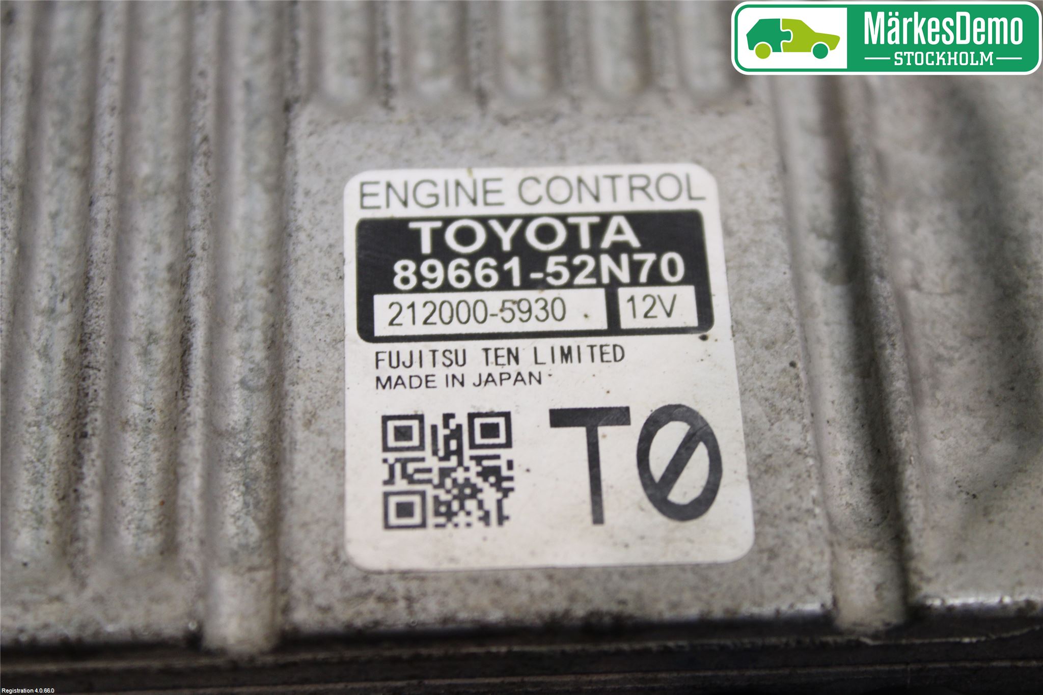 Toyota VERSO-S 11-16 Styreenhet Innsprøytning