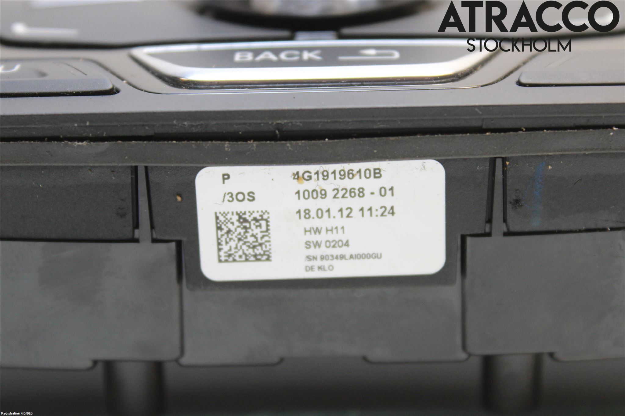 Audi A7/S7 4G 11-17 Bryter Multifunksjon