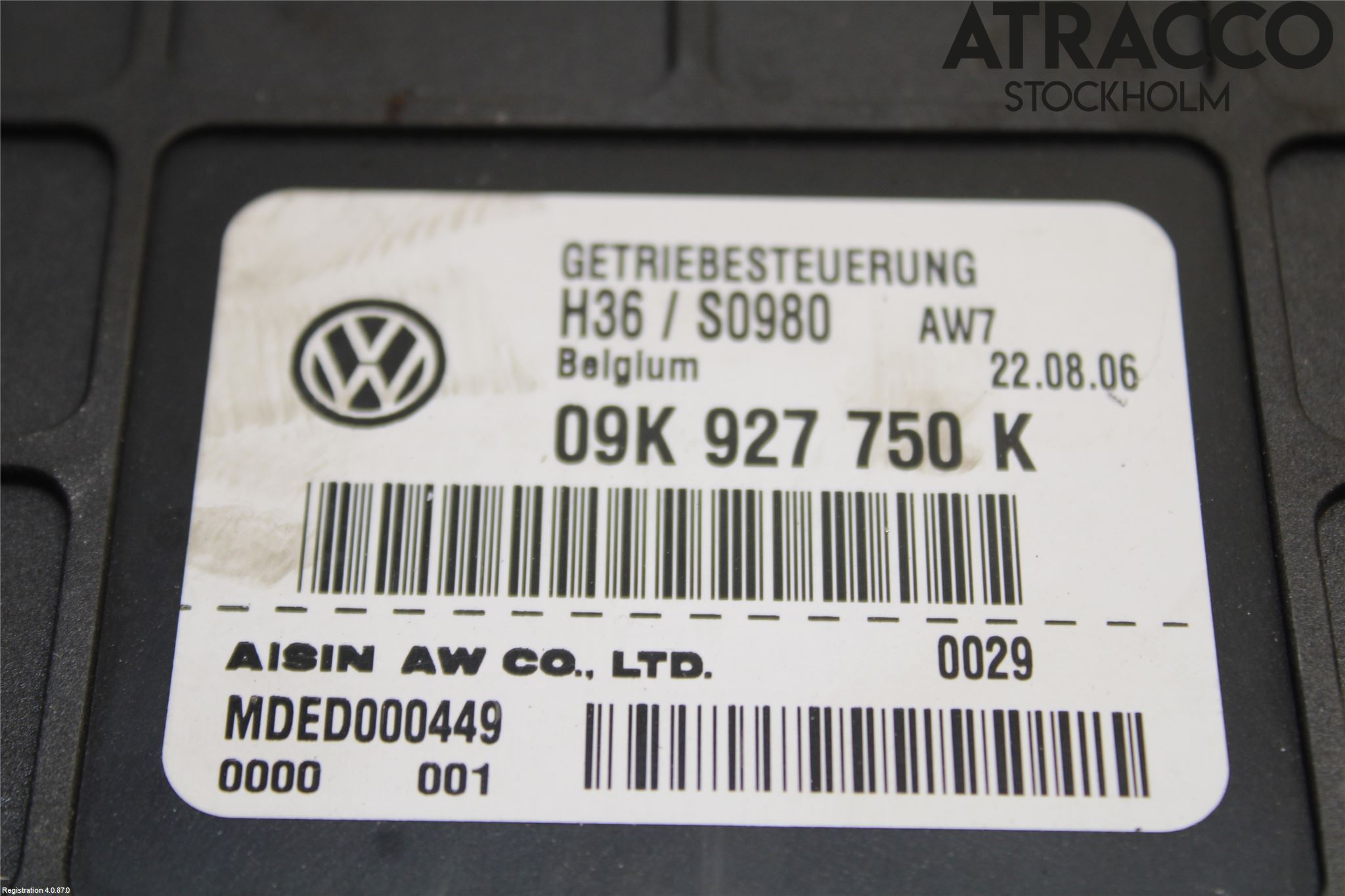 Volkswagen VW TRANSP/CARAVELLE (T5) 04-15 Styreenhet Gearkasse