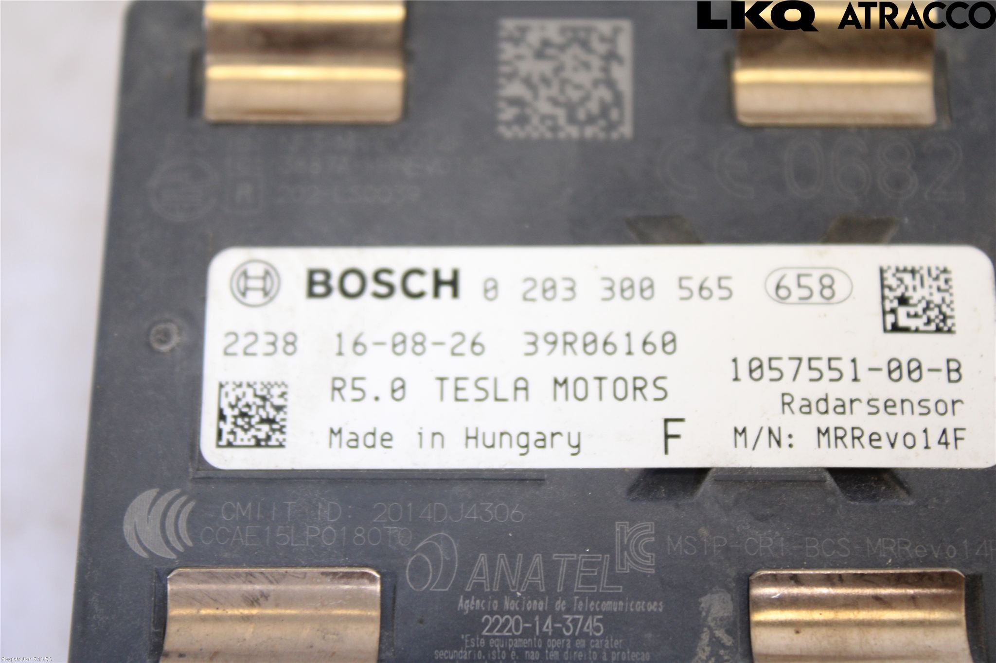 Tesla MODEL S 13- Sensor Fartsbegrensning
