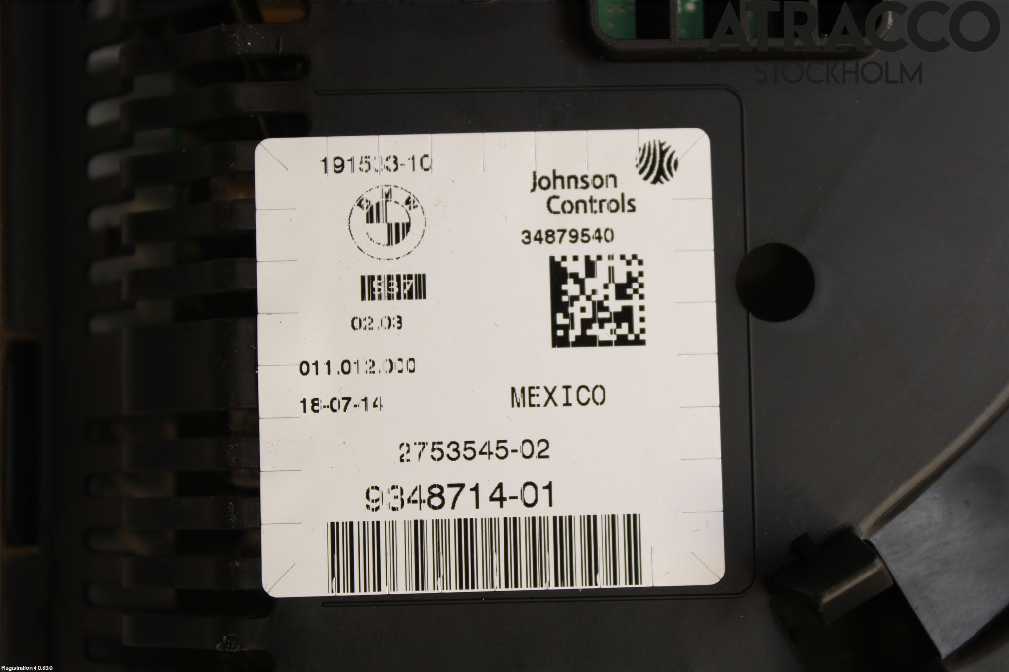 BMW X5 F15 13-18 Instr Kombinert