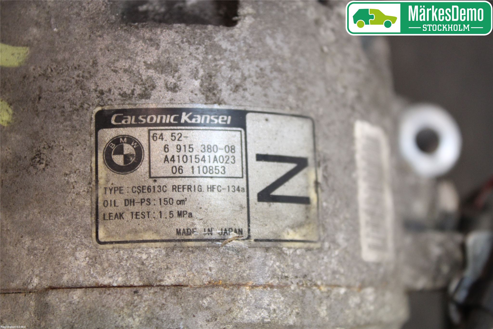 BMW 1 E87/81 5D/3D 03-11 Varme Ac Kompressor
