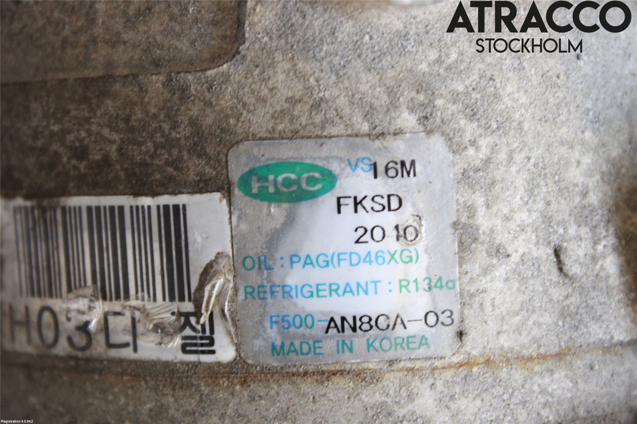 Kia CEED 06-12 Varme Ac Kompressor