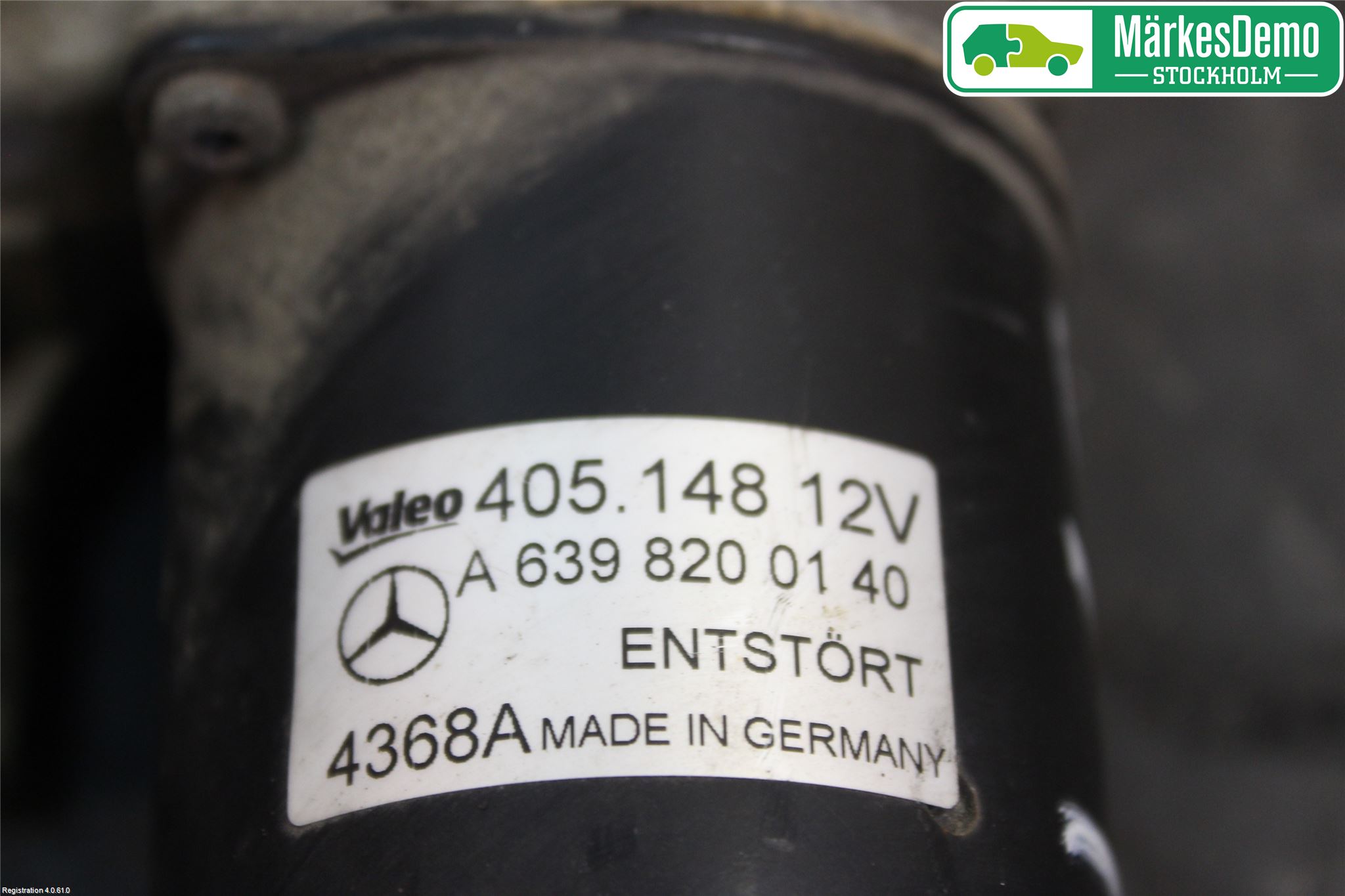 Mercedes-Benz MB VITO/VIANO (W639) 04-14 Viskermotor Frontrute