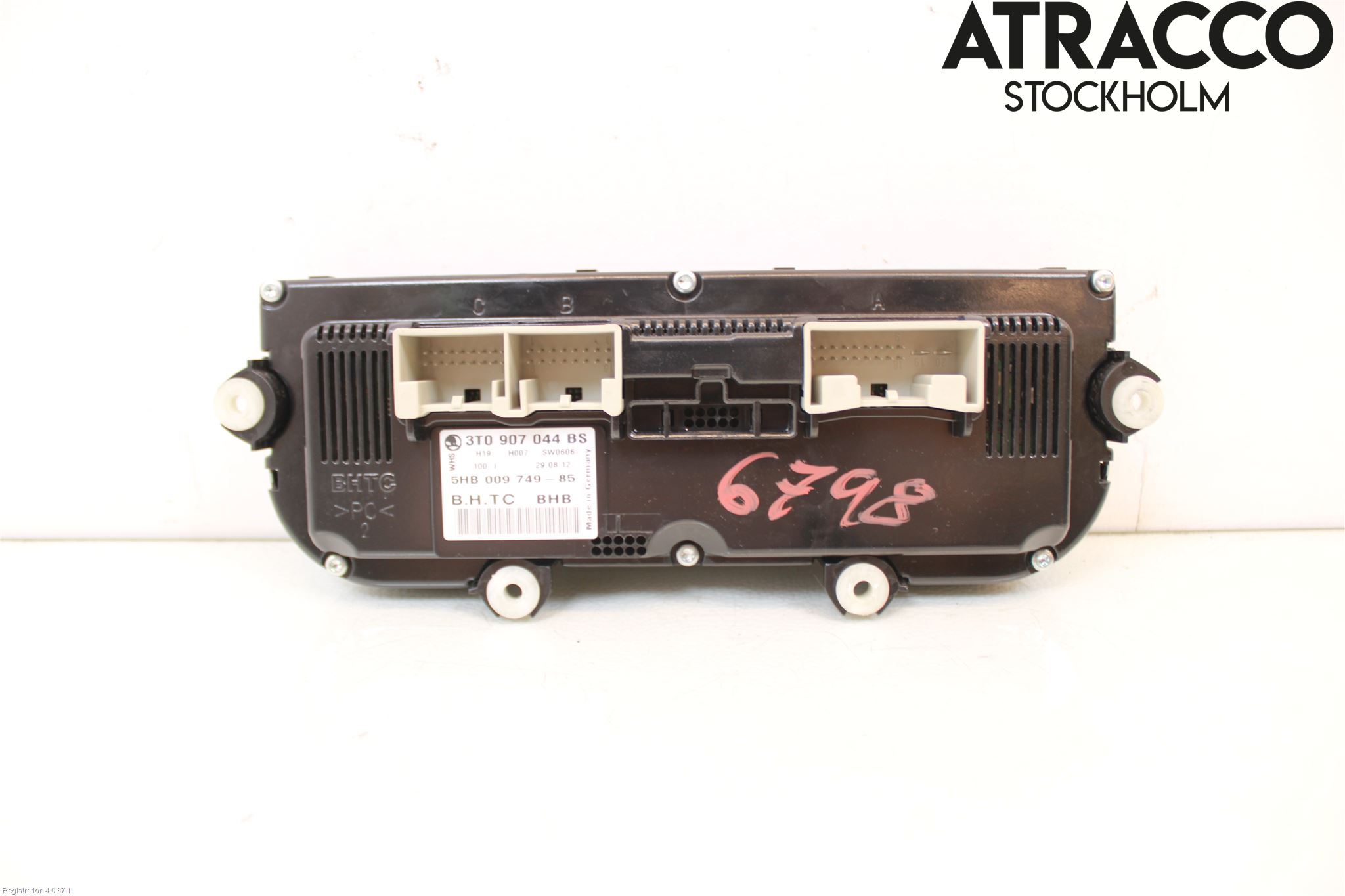 Skoda OCTAVIA (1Z) 05-13 Varme Ac Betjening-Display