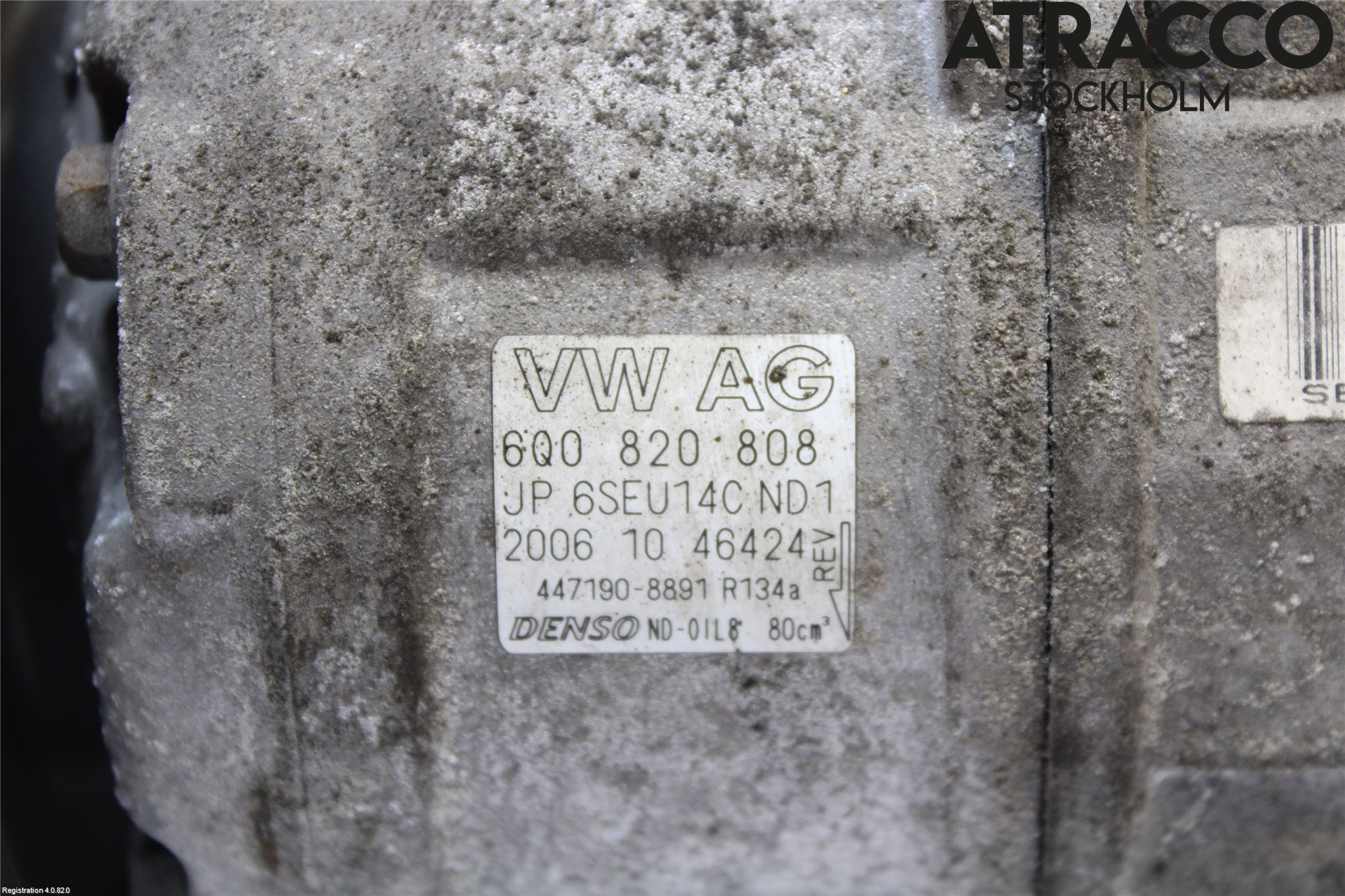 Skoda FABIA 99-07 Varme Ac Kompressor