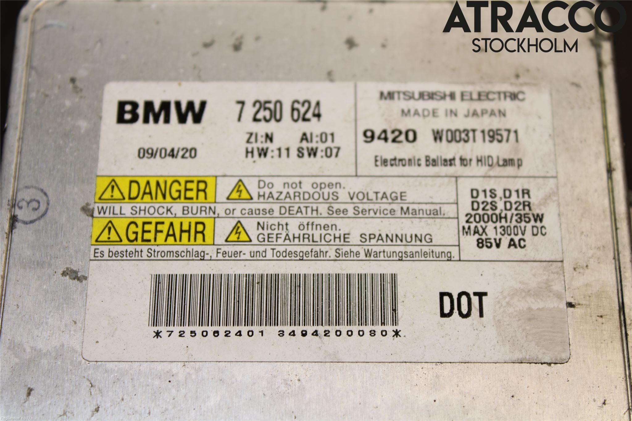 BMW 3 E90/91 SED/TOU 05-12 Styreenhet Xenon