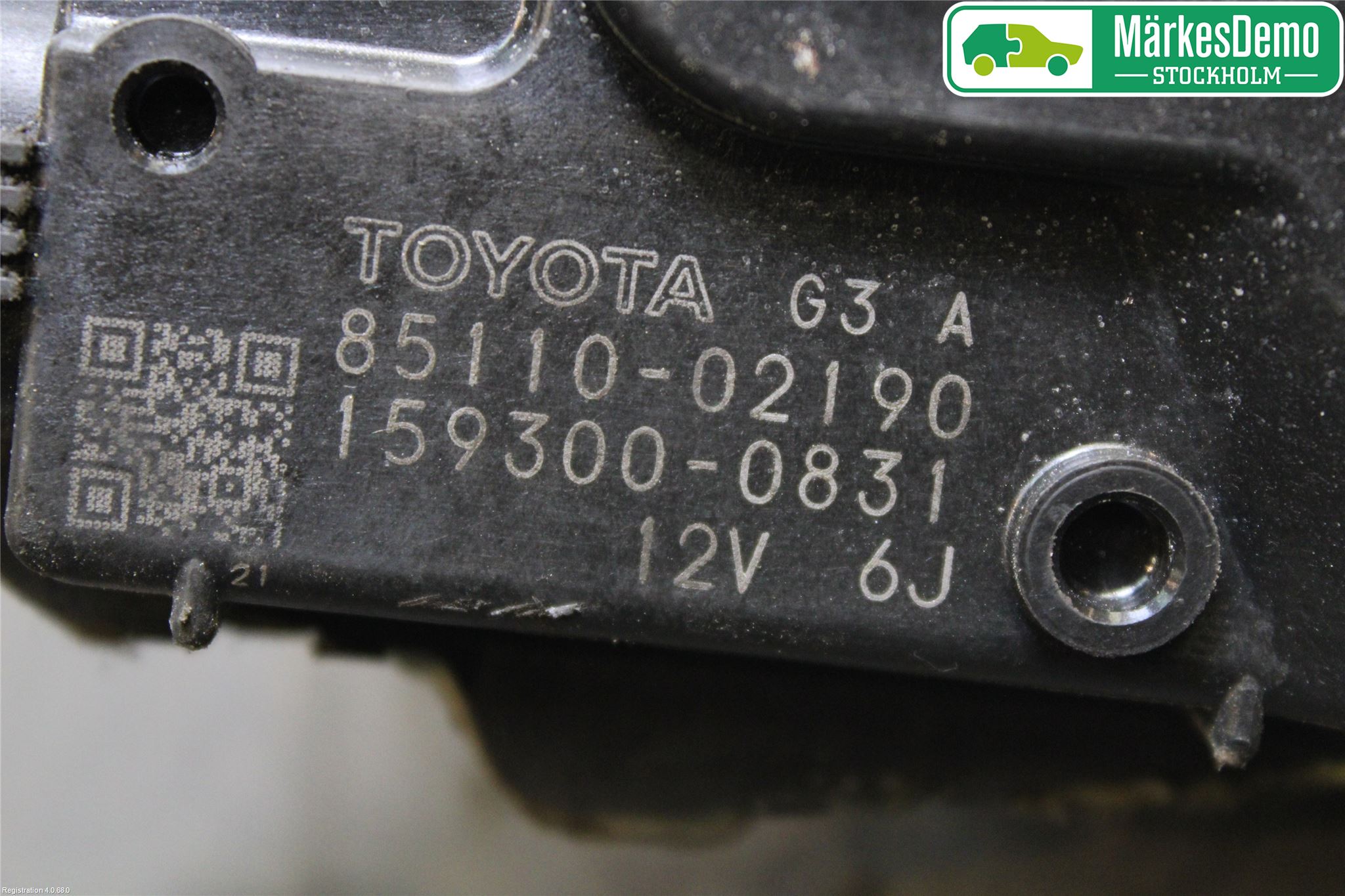 Toyota AURIS 07-09 Viskermotor Frontrute