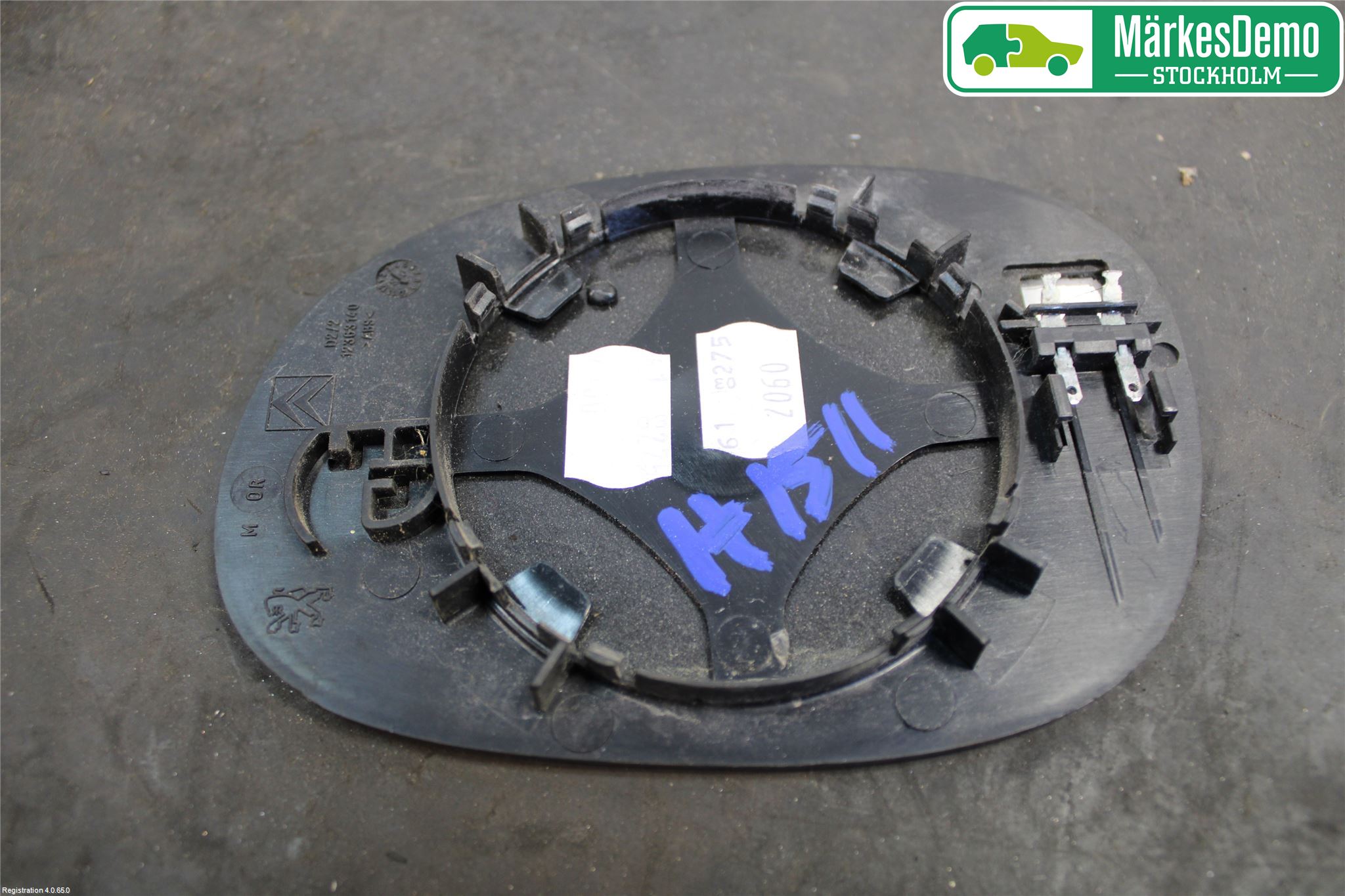 Citroen C2 Speil Glass H