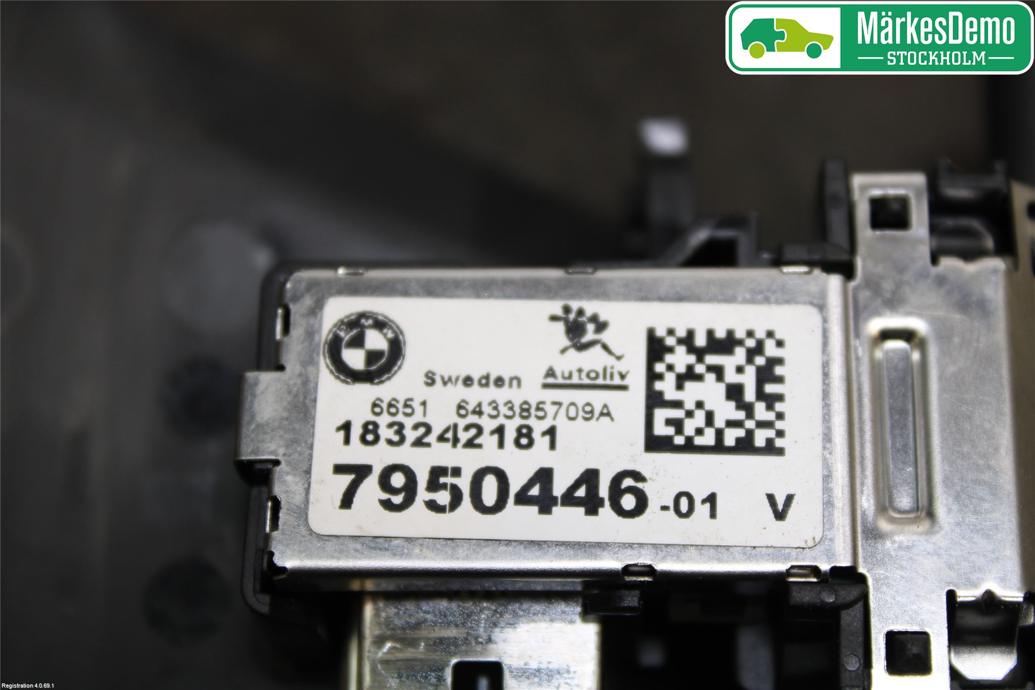 BMW 3 F30/F31/F80 12-19 Parkeringshjelp Kamera
