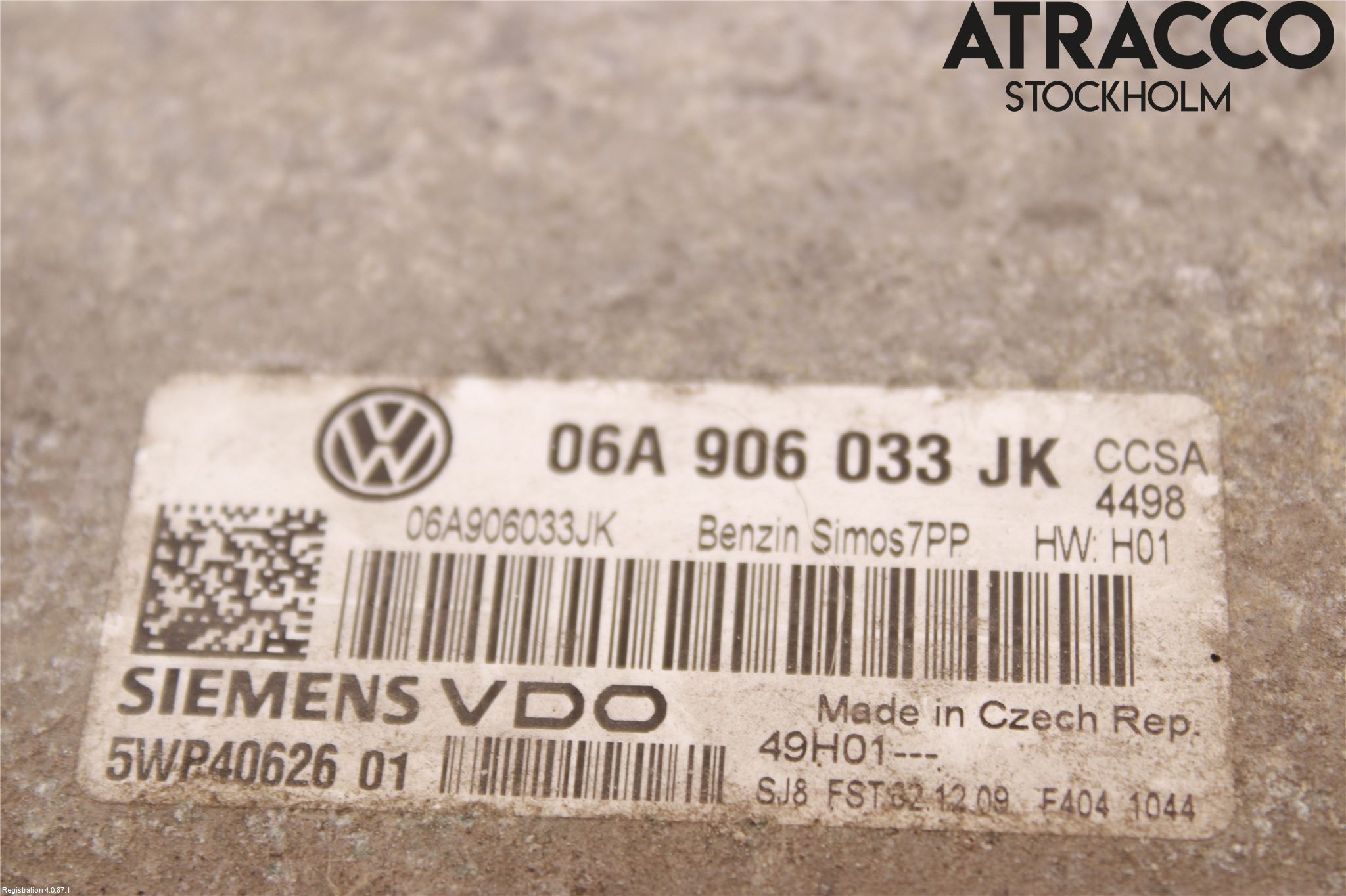 Volkswagen VW GOLF VI 09-13 Styreenhet Innsprøytning