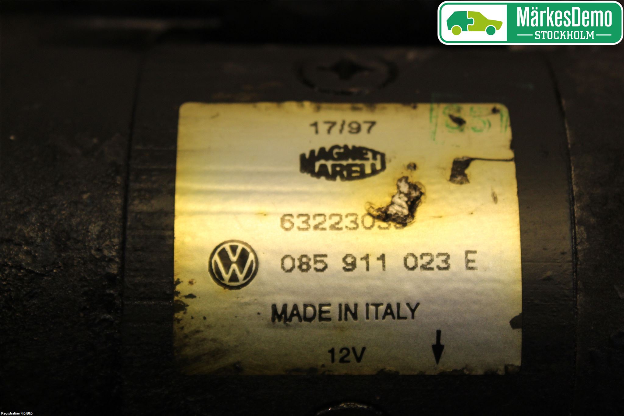 Volkswagen VW CADDY SKÅP    96-03 Startmotor