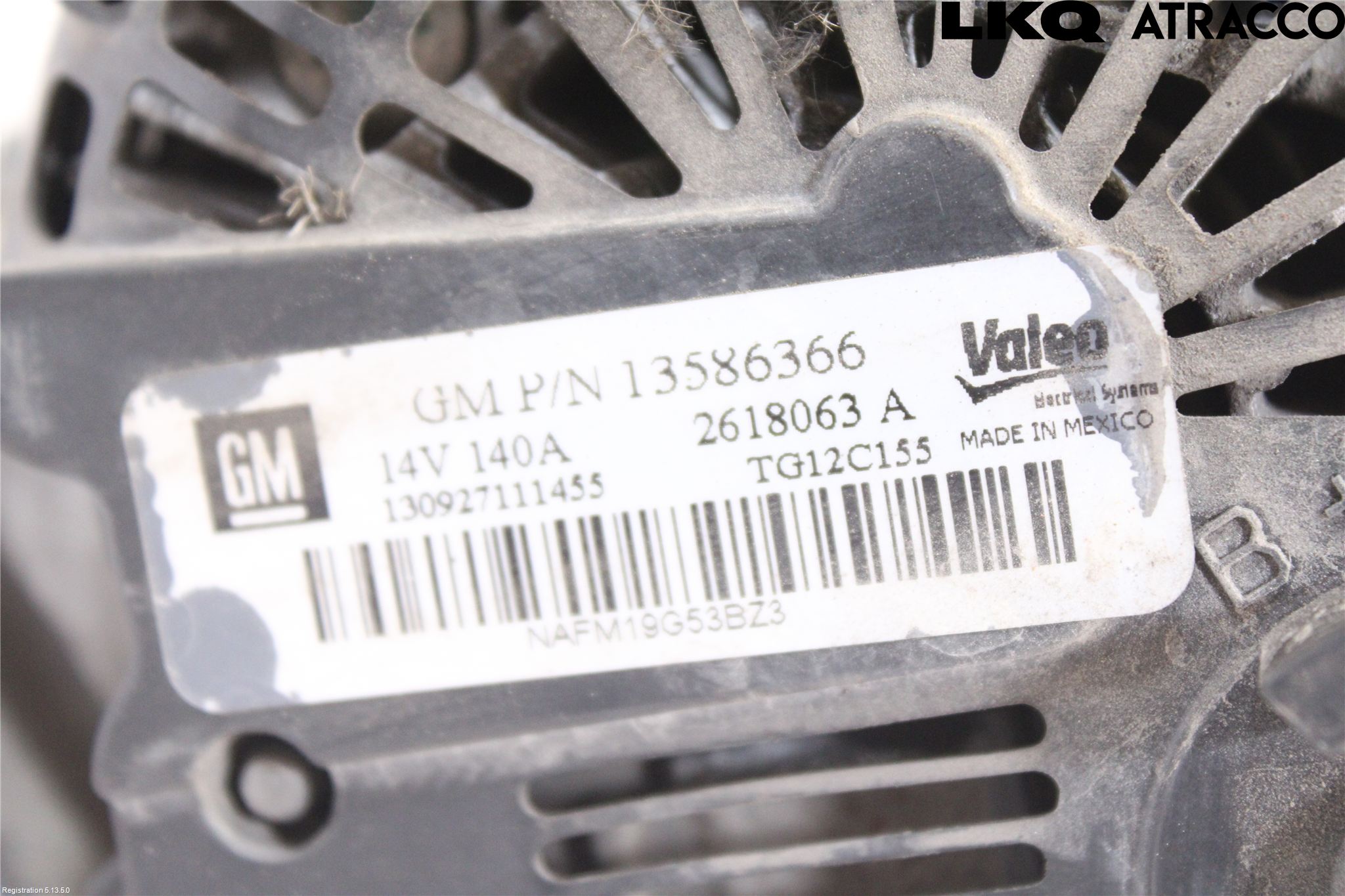 Opel ZAFIRA C 12-19 Dynamo