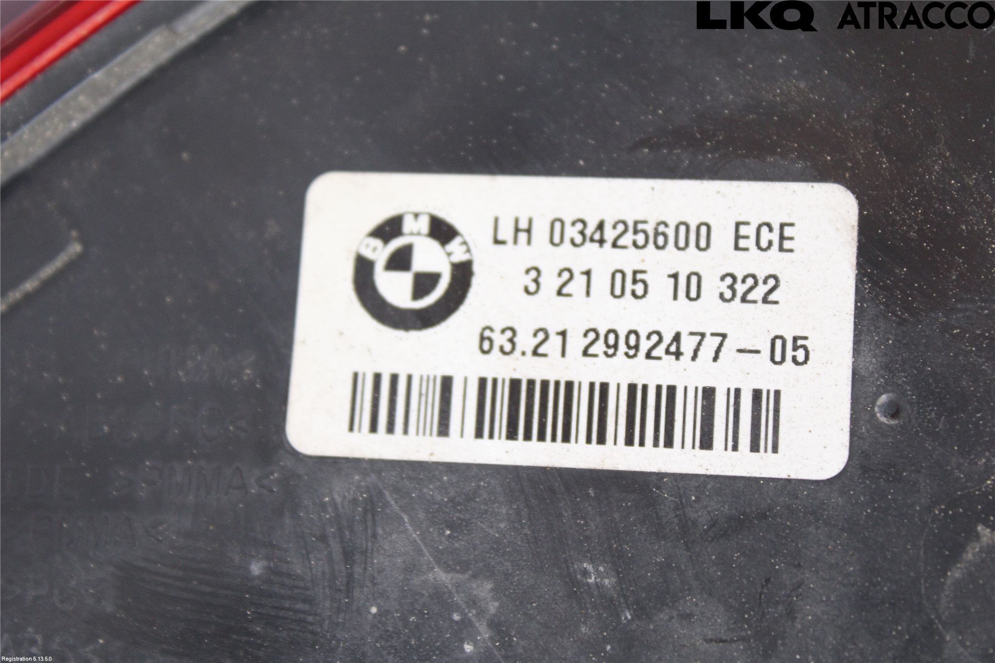 BMW X1 E84 10-15 Baklykt Venstre