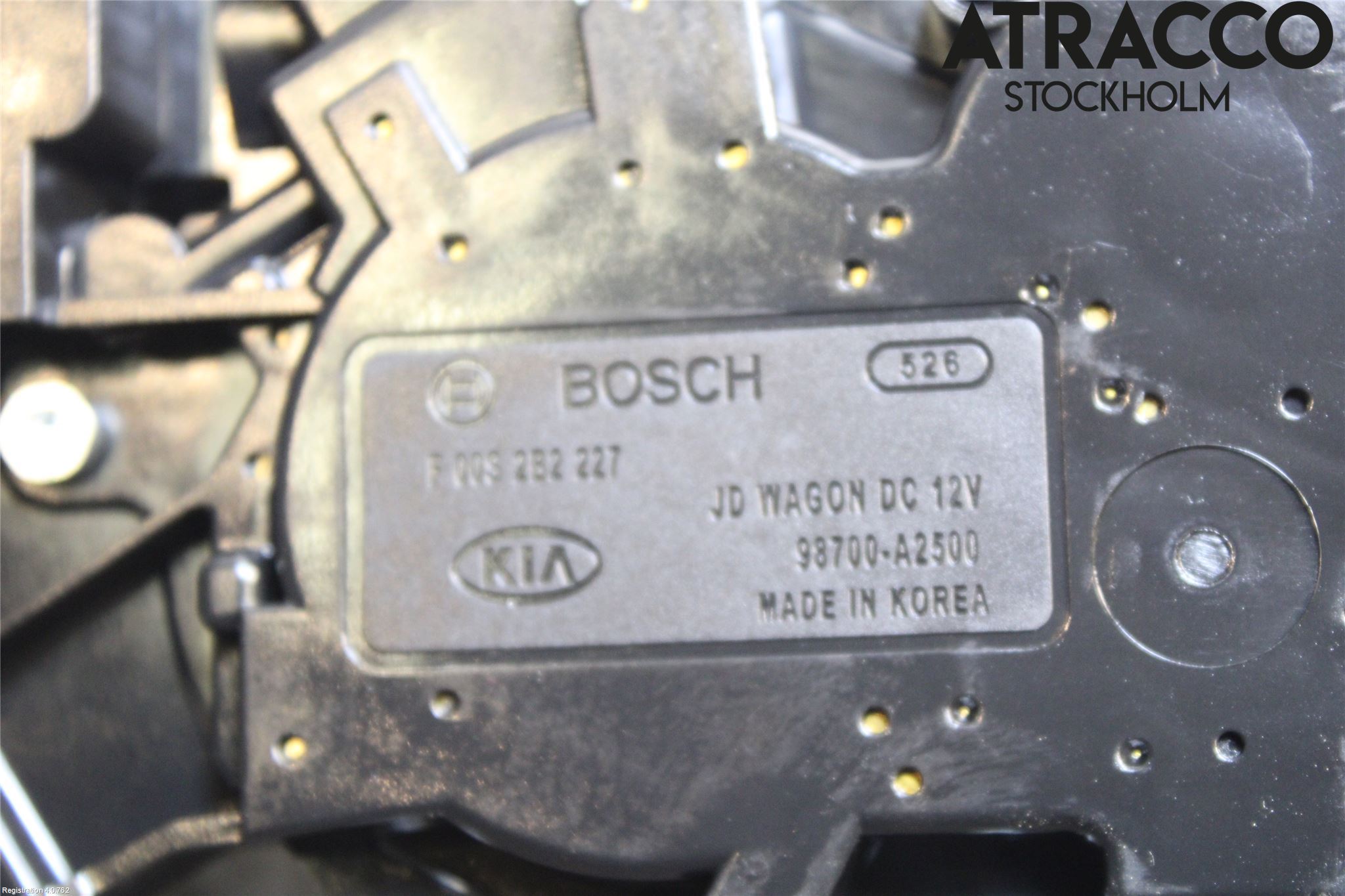 Kia CEED 12-18 Viskermotor Bakluke