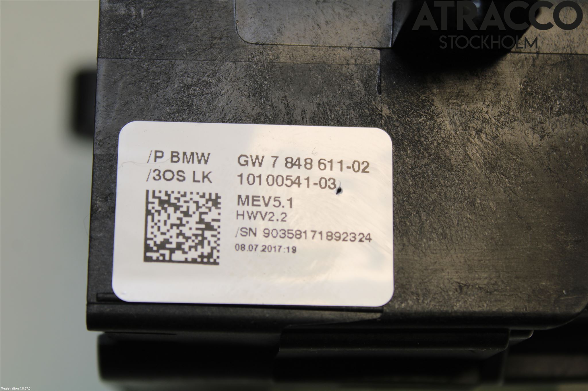 BMW 3 F30/F31/F80 12-19 Gearspak