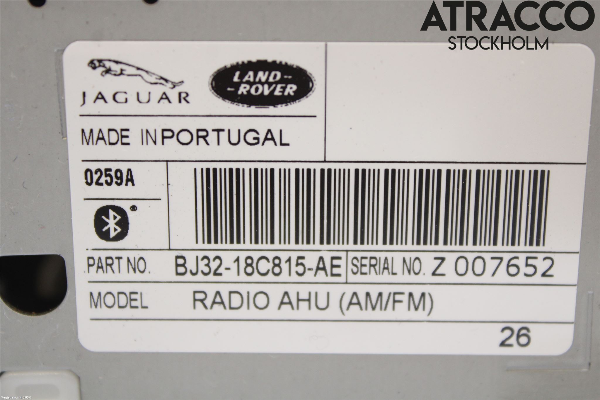 Landrover LAND ROVER RANGE ROVER EVOQUE (L538) 11-18 Stereo Radio Med Cd