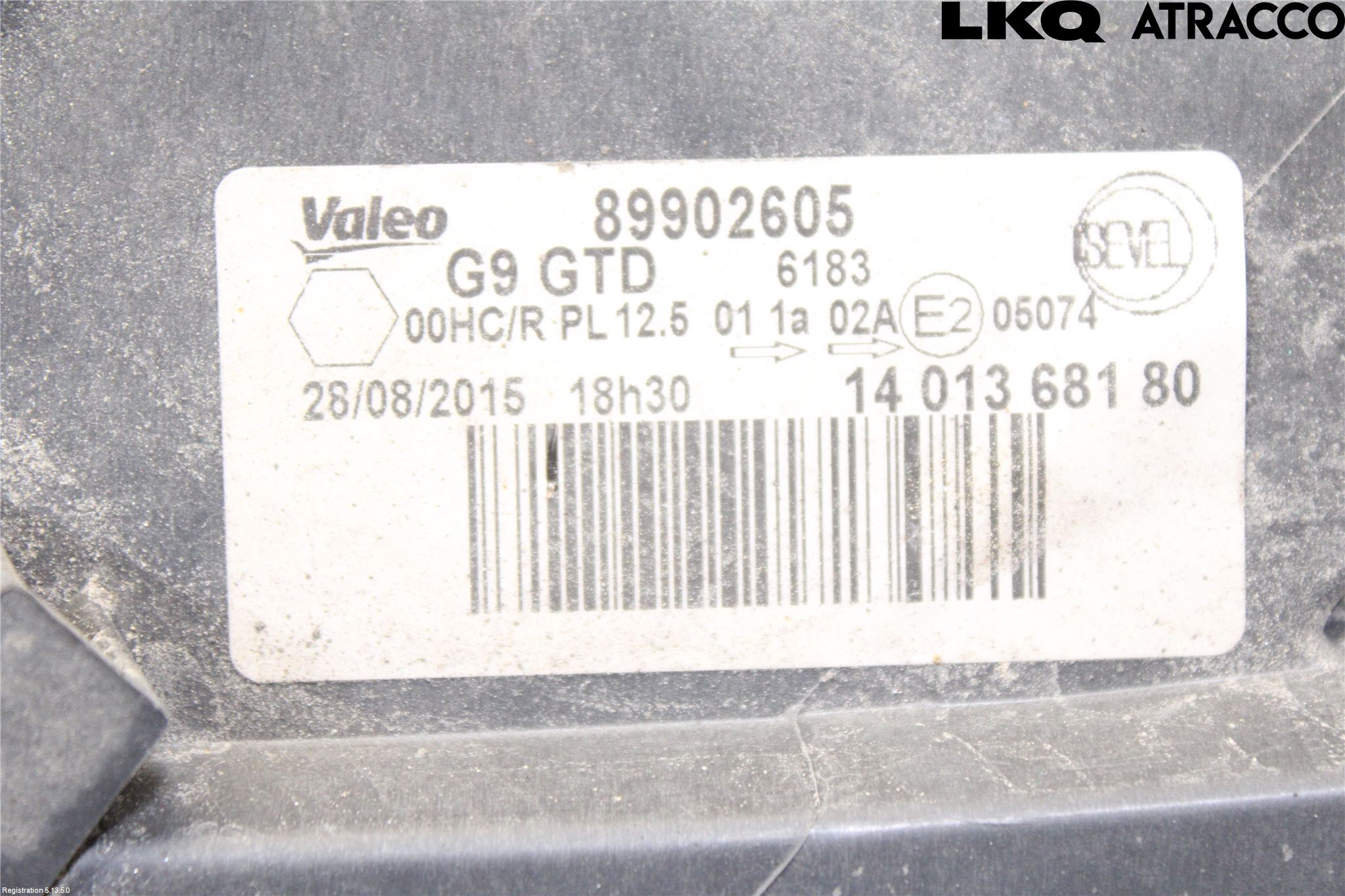 Toyota PROACE I 13-16 Frontlykt Høyre