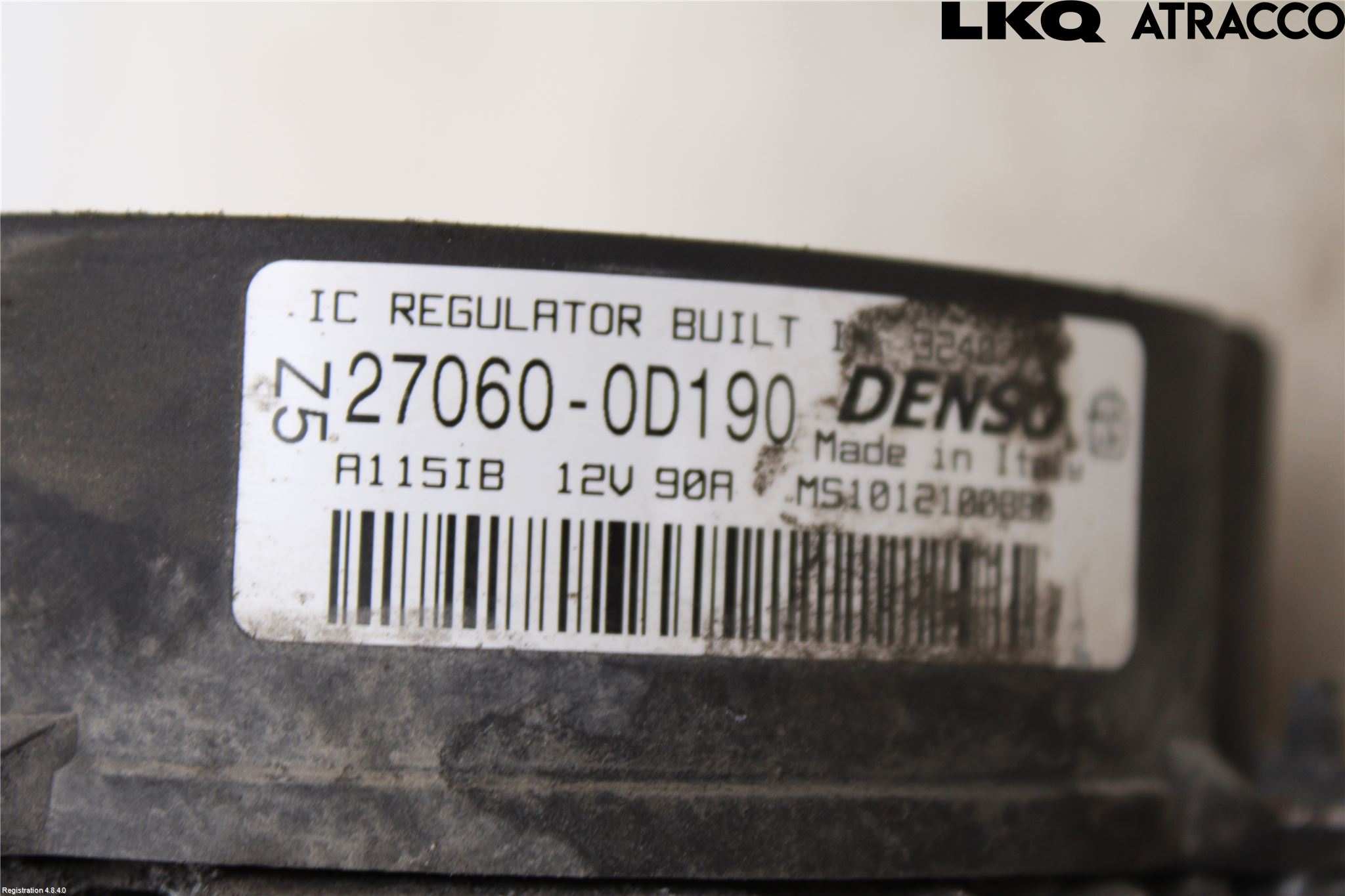 Toyota COROLLA VERSO 08-09 Dynamo