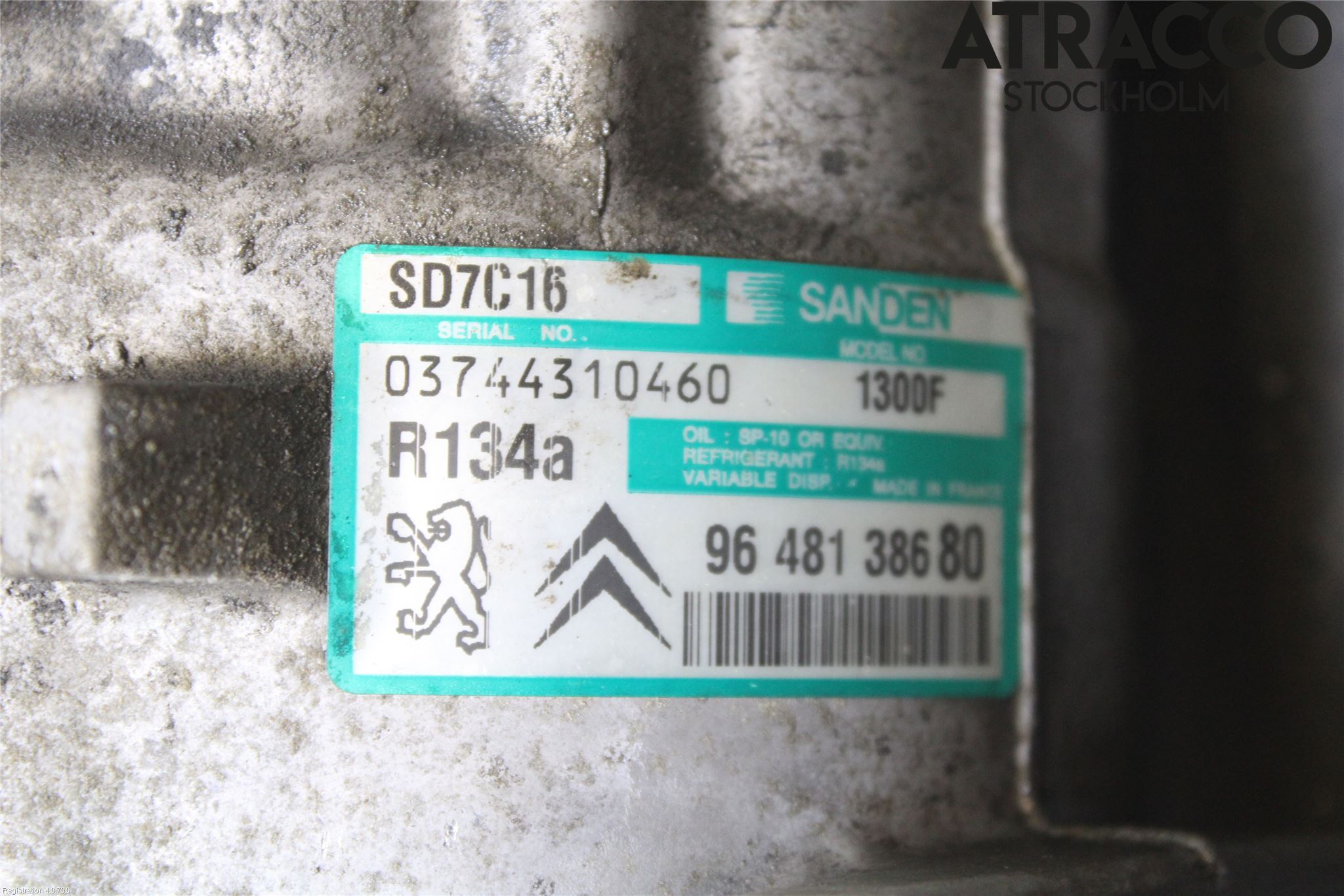 Citroen C5     05-08 Varme Ac Kompressor