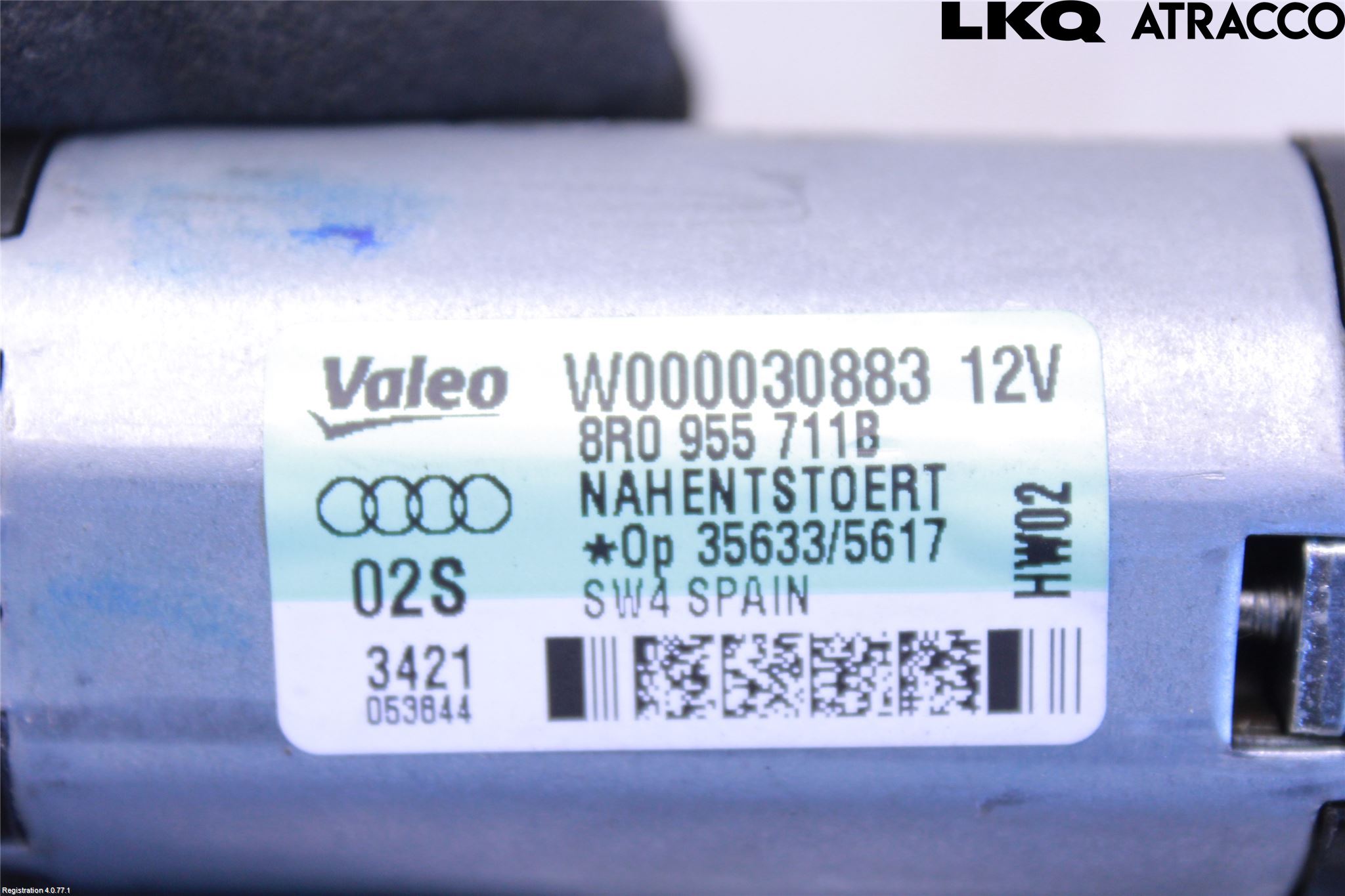 Audi Q5 09-16 Viskermotor Bakluke