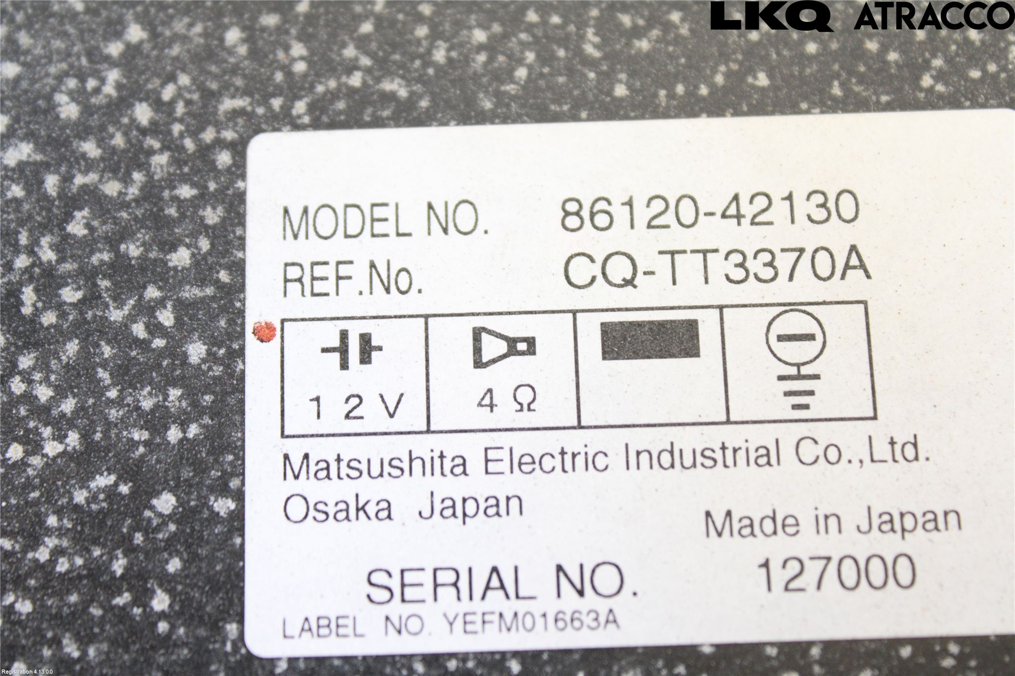 Toyota RAV 4 00-06 Stereo Radio Med Cd