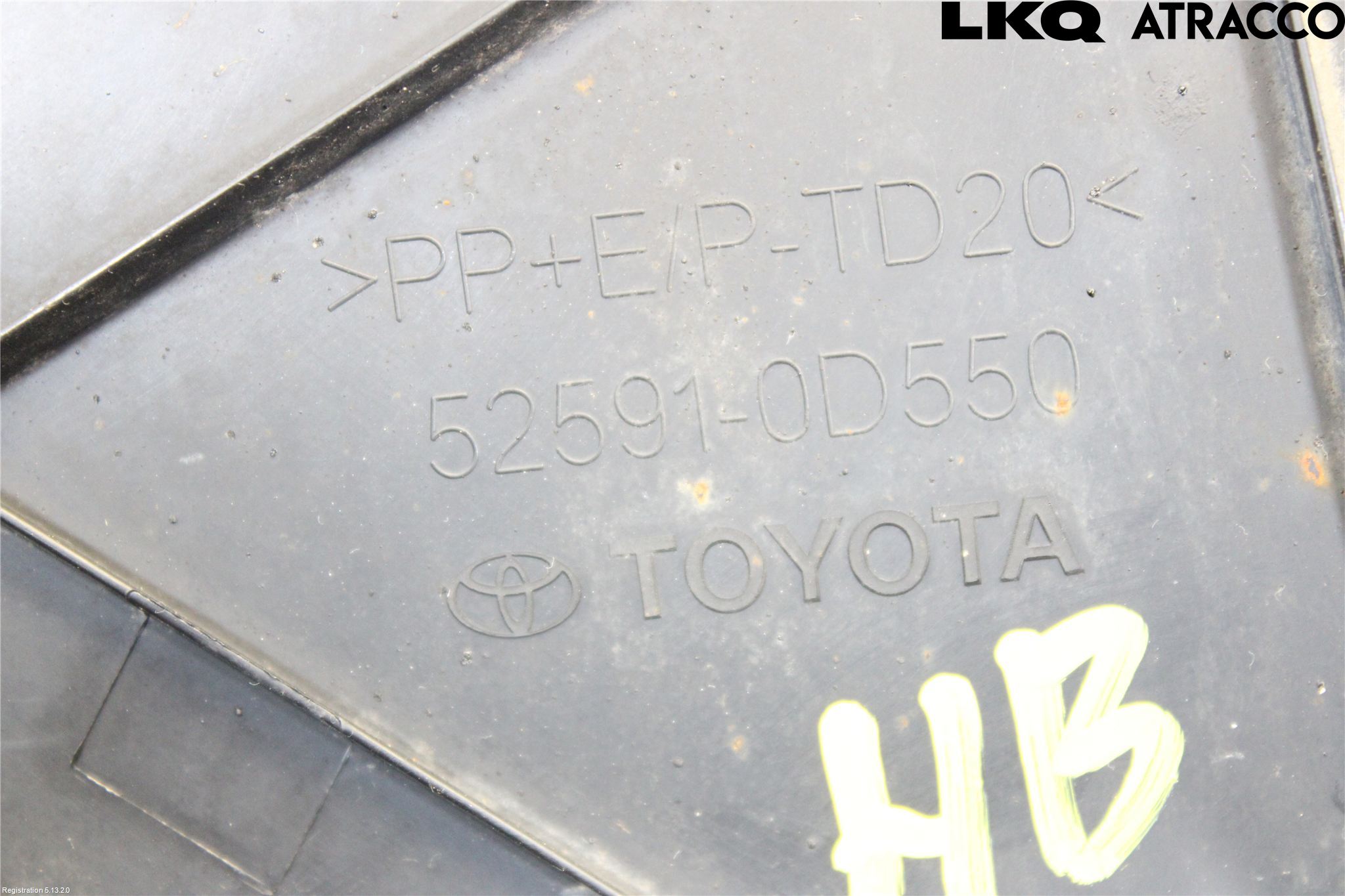 Toyota YARIS XP21 20- Skjerm Indre