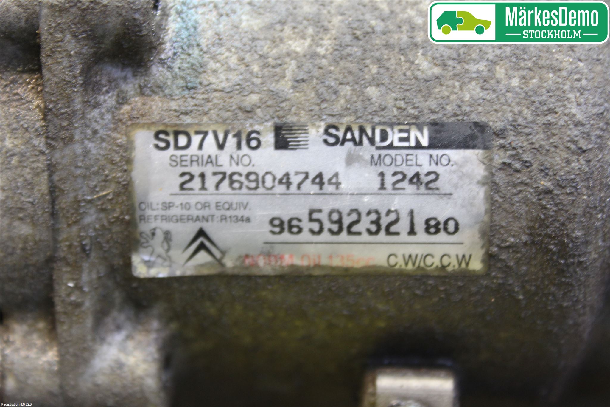Peugeot PARTNER   03-08 Varme Ac Kompressor