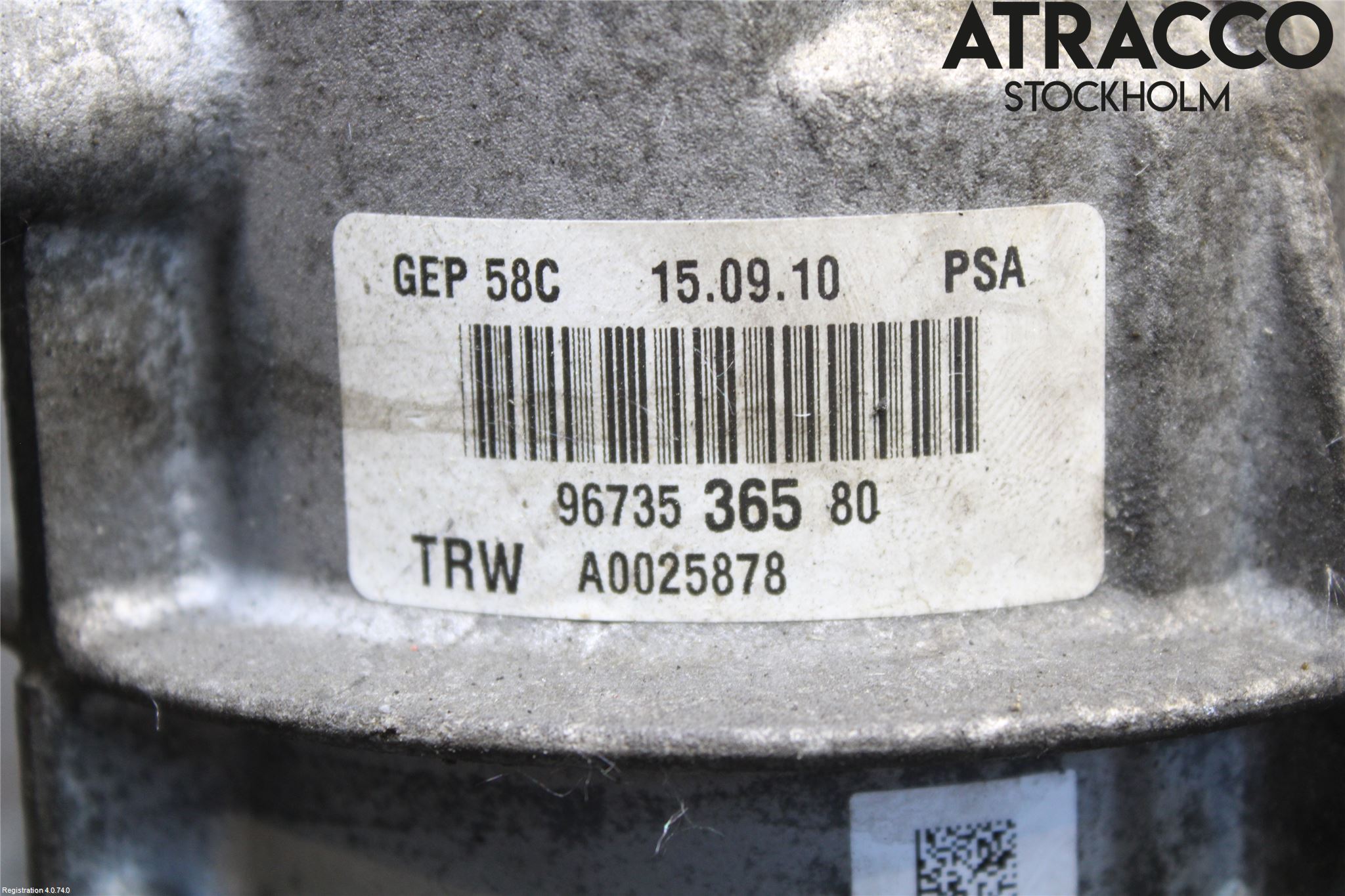 Peugeot 308 08-13 Servostyring Eletrisk Pumpe