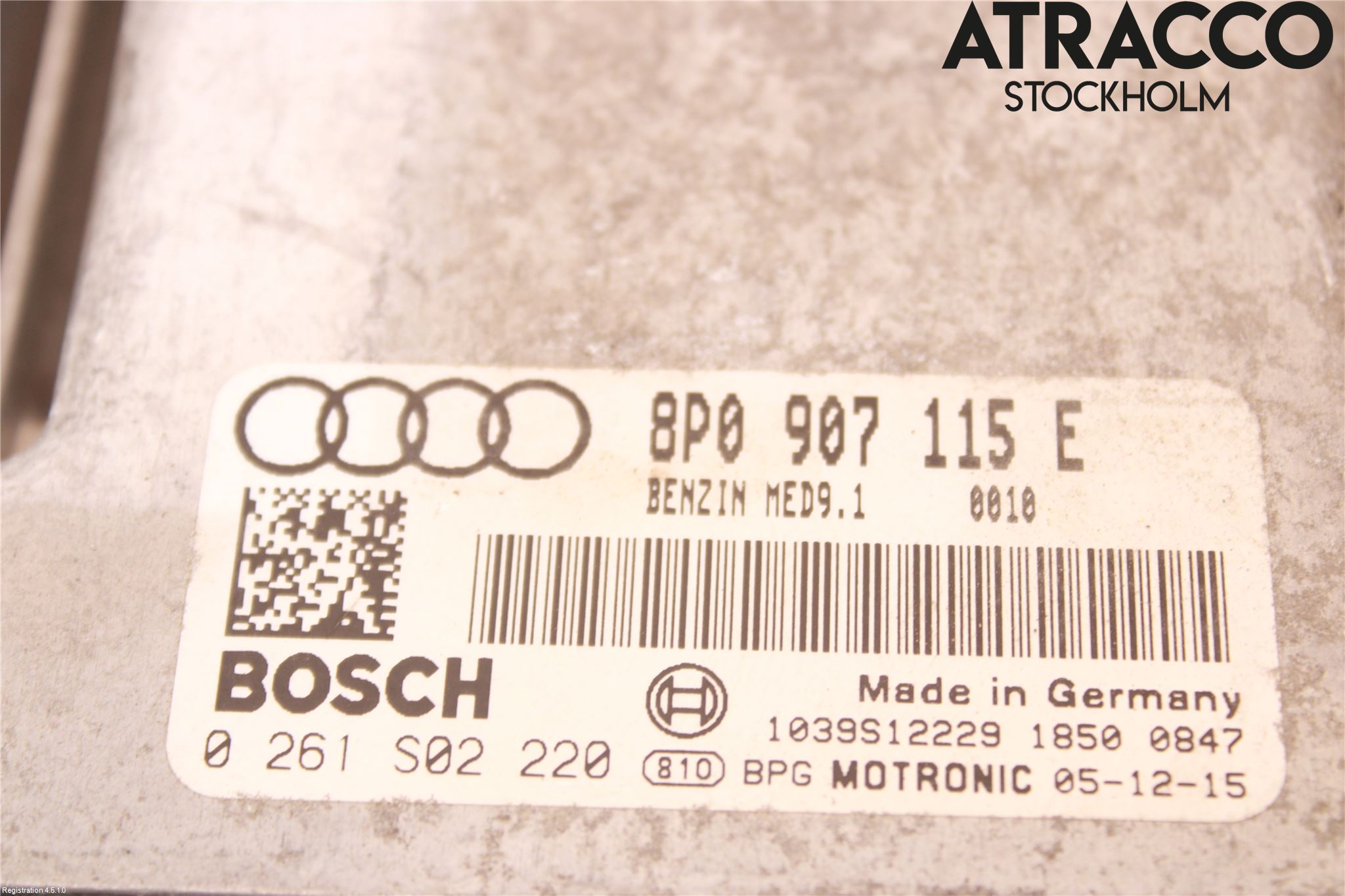 Audi A3/S3 05-13 Styreenhet Innsprøytning