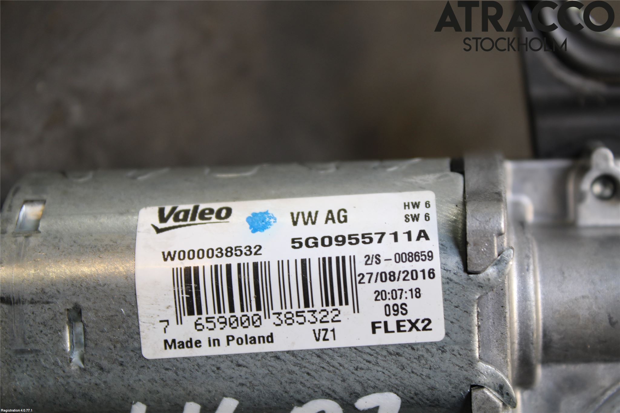 Volkswagen VW GOLF / E-GOLF VII 13-20 Viskermotor Bakluke