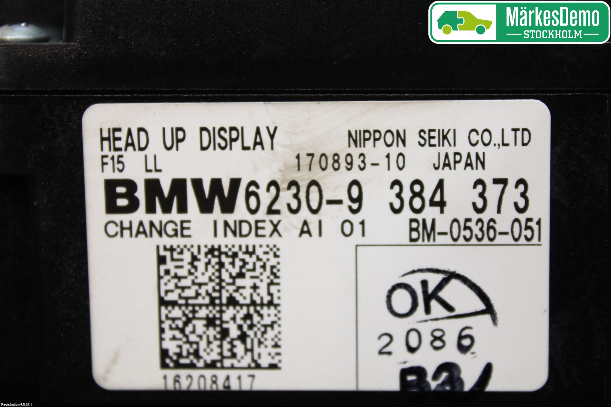 BMW X5 F15 13-18 Instr Skjerm Dvd-Gps-Ac-Tlf