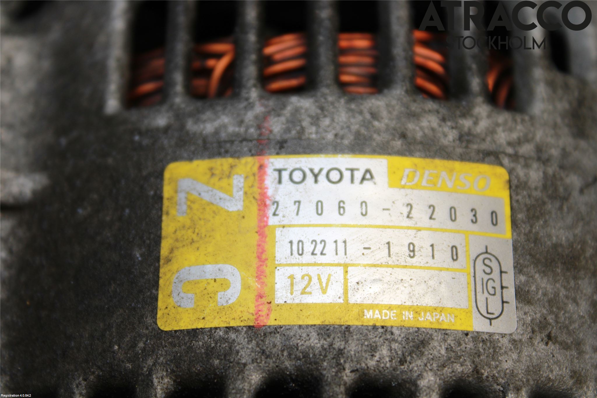 Toyota COROLLA 02-07 Dynamo