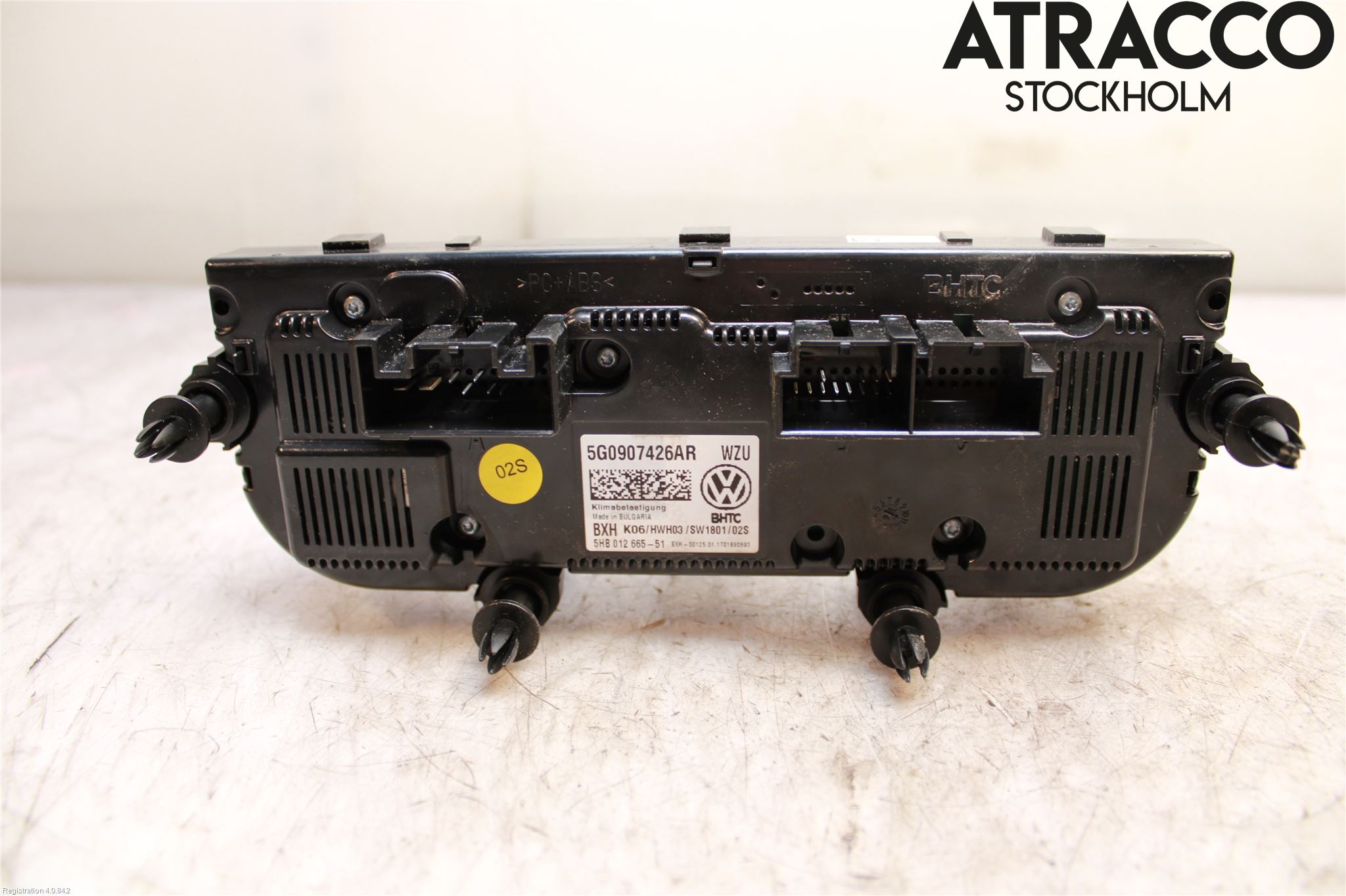Volkswagen VW GOLF / E-GOLF VII 13-20 Varme Ac Betjening-Display